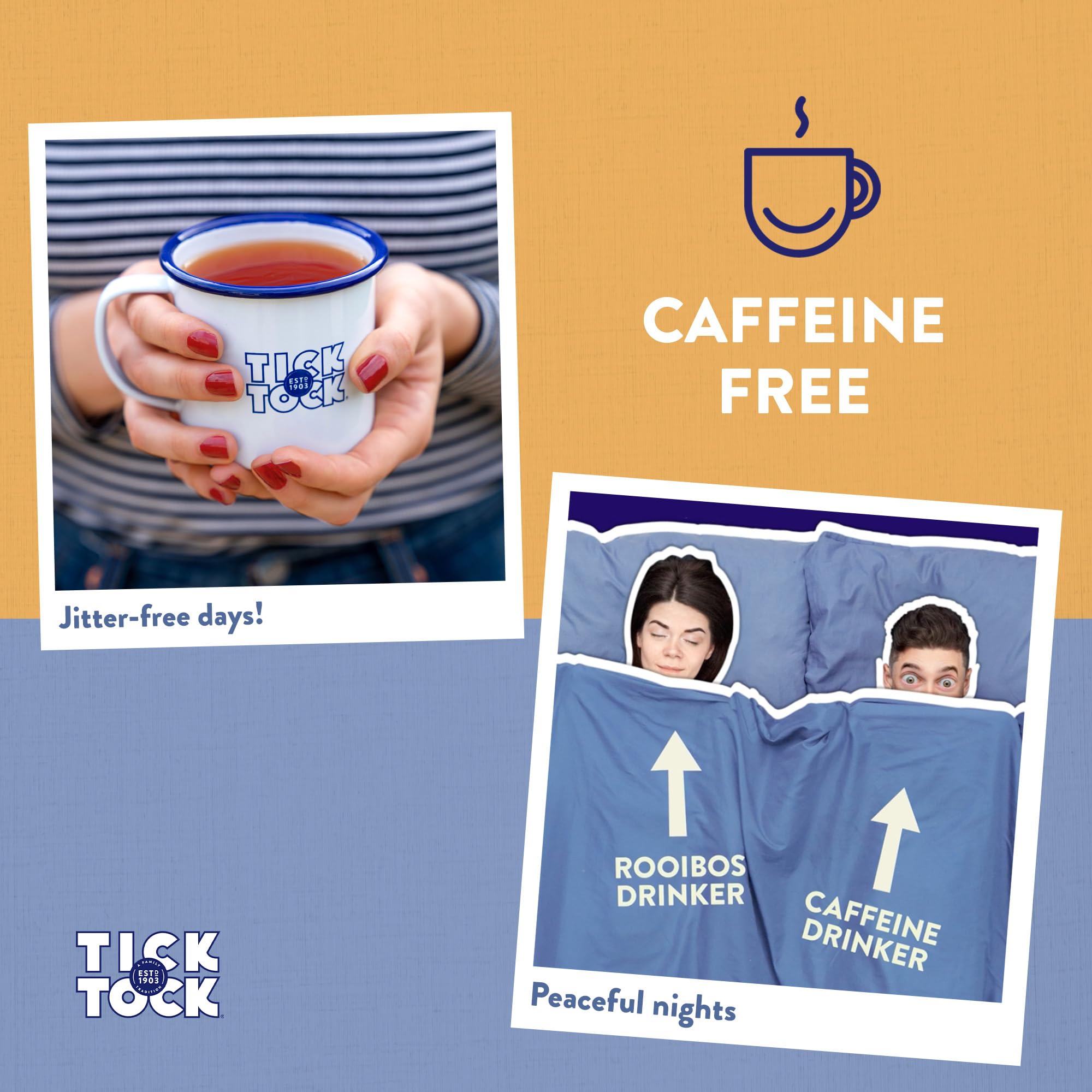 Tick Tock Earl Grey Rooibos Tea - Naturally Decaf Tea Bags 7