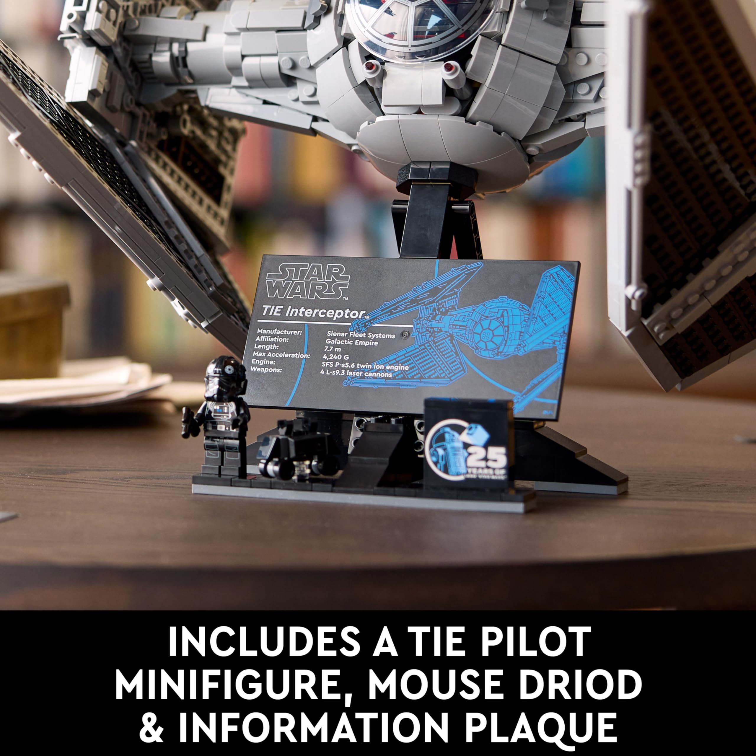 LEGO Star Wars TIE Interceptor UCS Vehicle Building Set 75382 | Ages 18+ 5