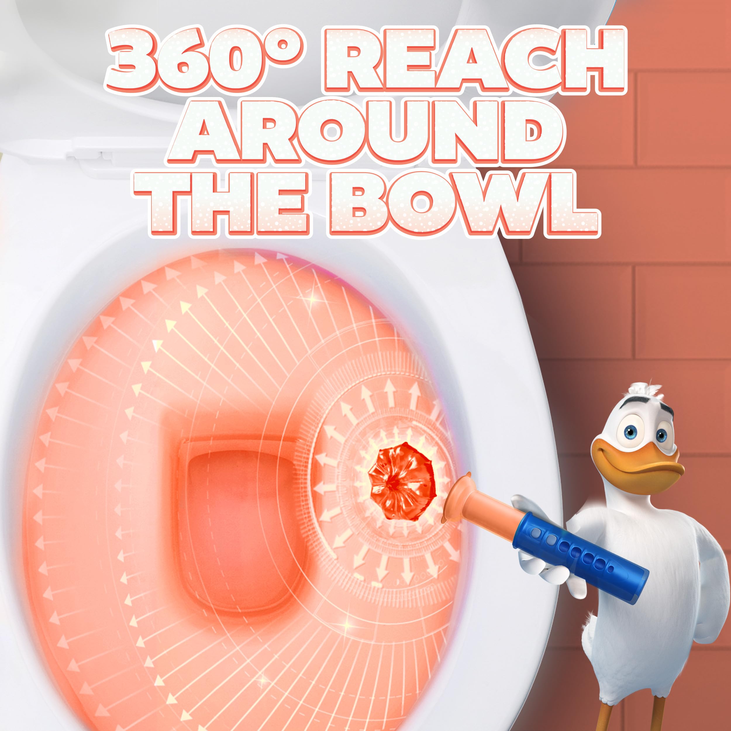 DUCK Fresh Discs Toilet Cleaner Refill Twin Pack - Mango Scent | Fights Stains | 5 Discs (72 ml) 3