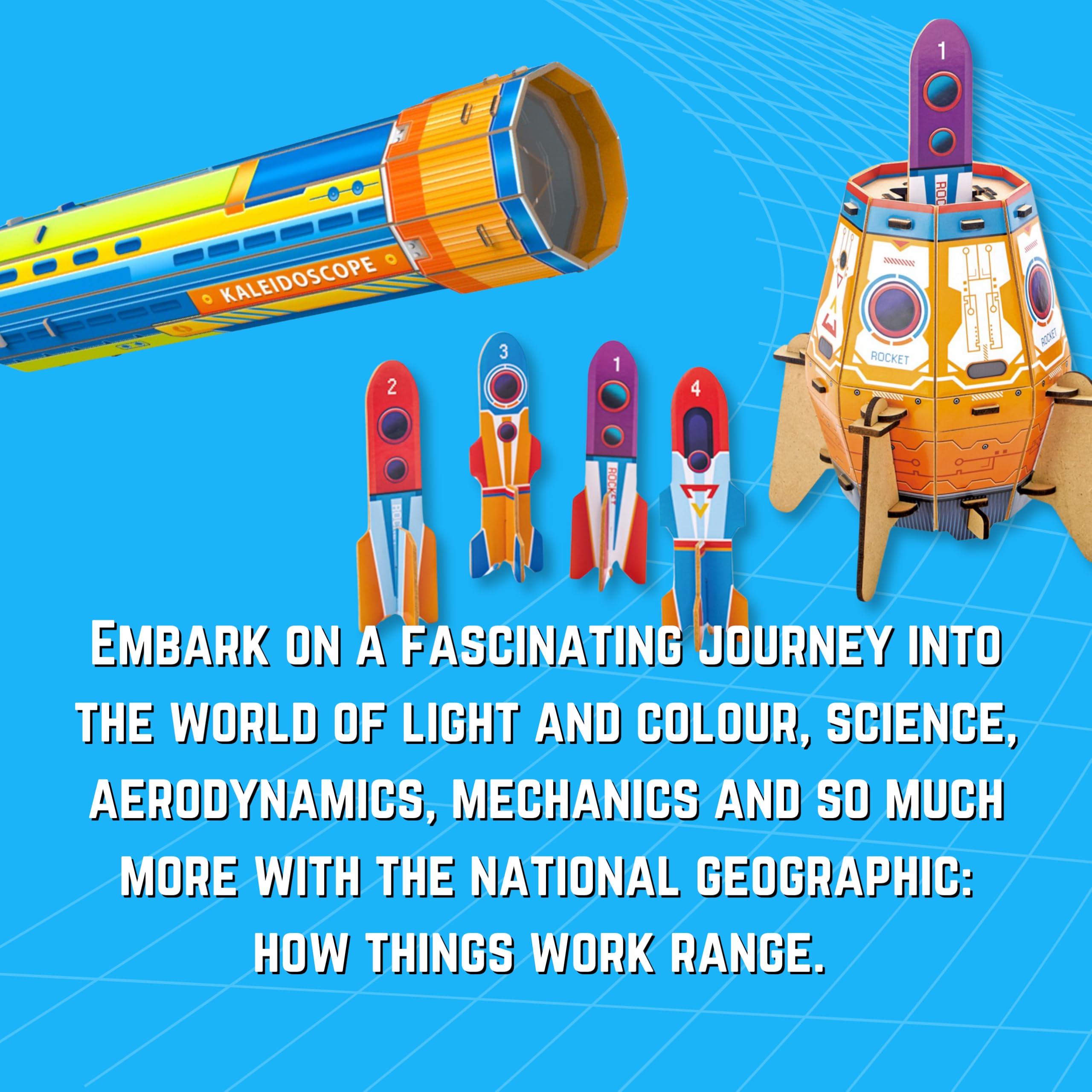 National Geographic Hydraulic Lift Educational Kit - Build Your Own STEM Toy for Ages 5+ 5