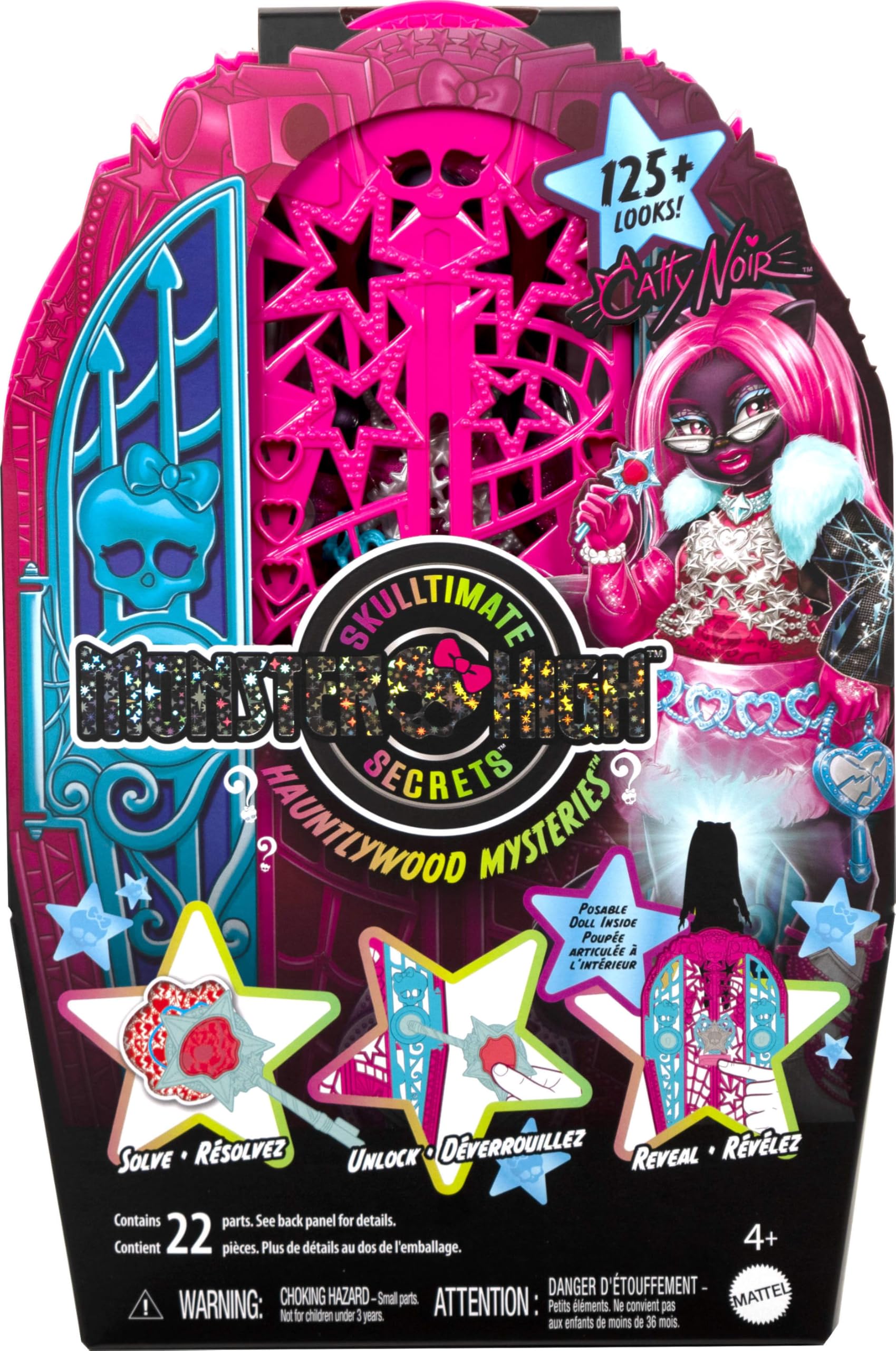 Monster High Skulltimate Secrets Doll & Closet Playset - Catty Noir Hauntlywood Mysteries 5
