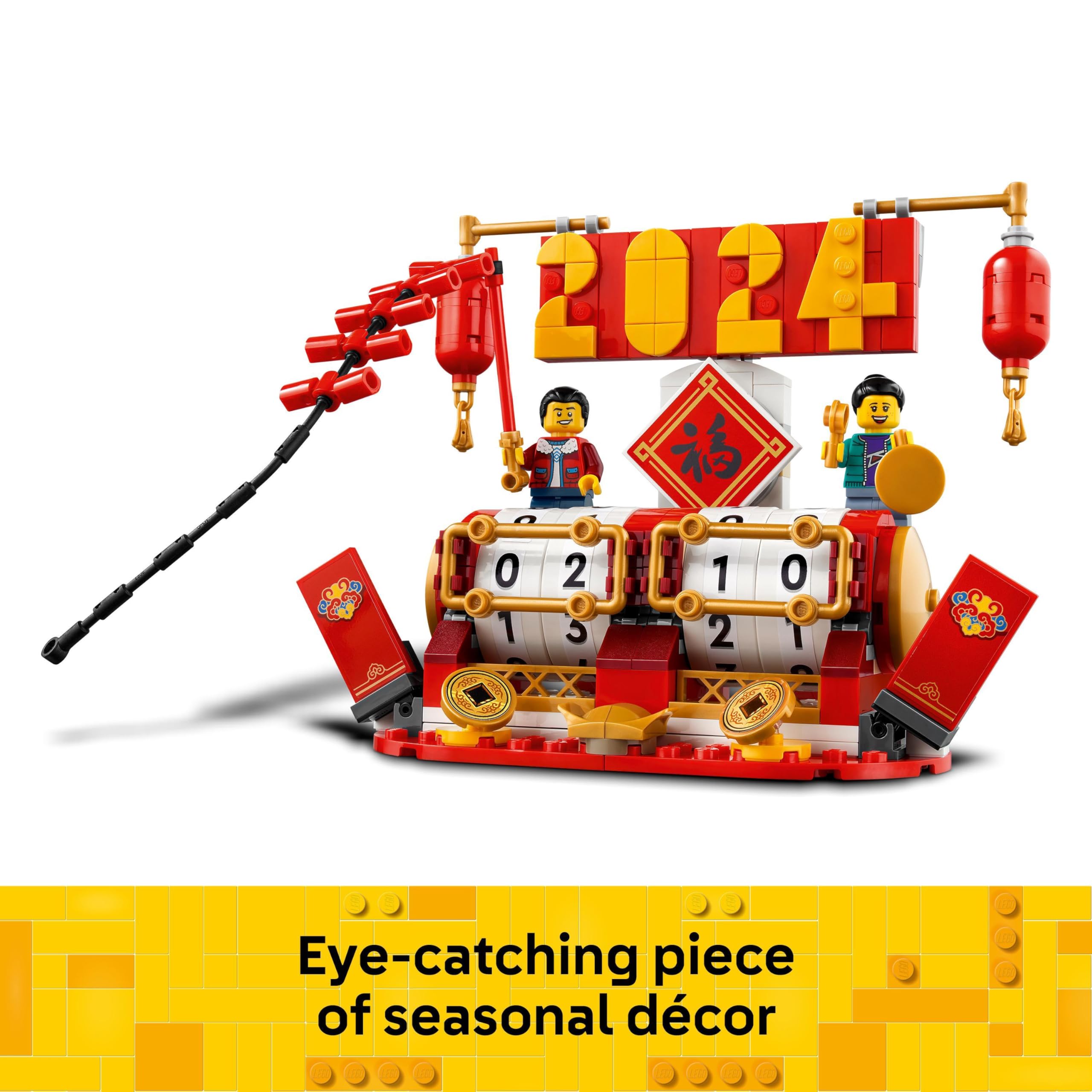 LEGO 2in1 Festival Calendar Building Set - Lunar New Year & Dragon Boat Festival Toy for Ages 10+ 6