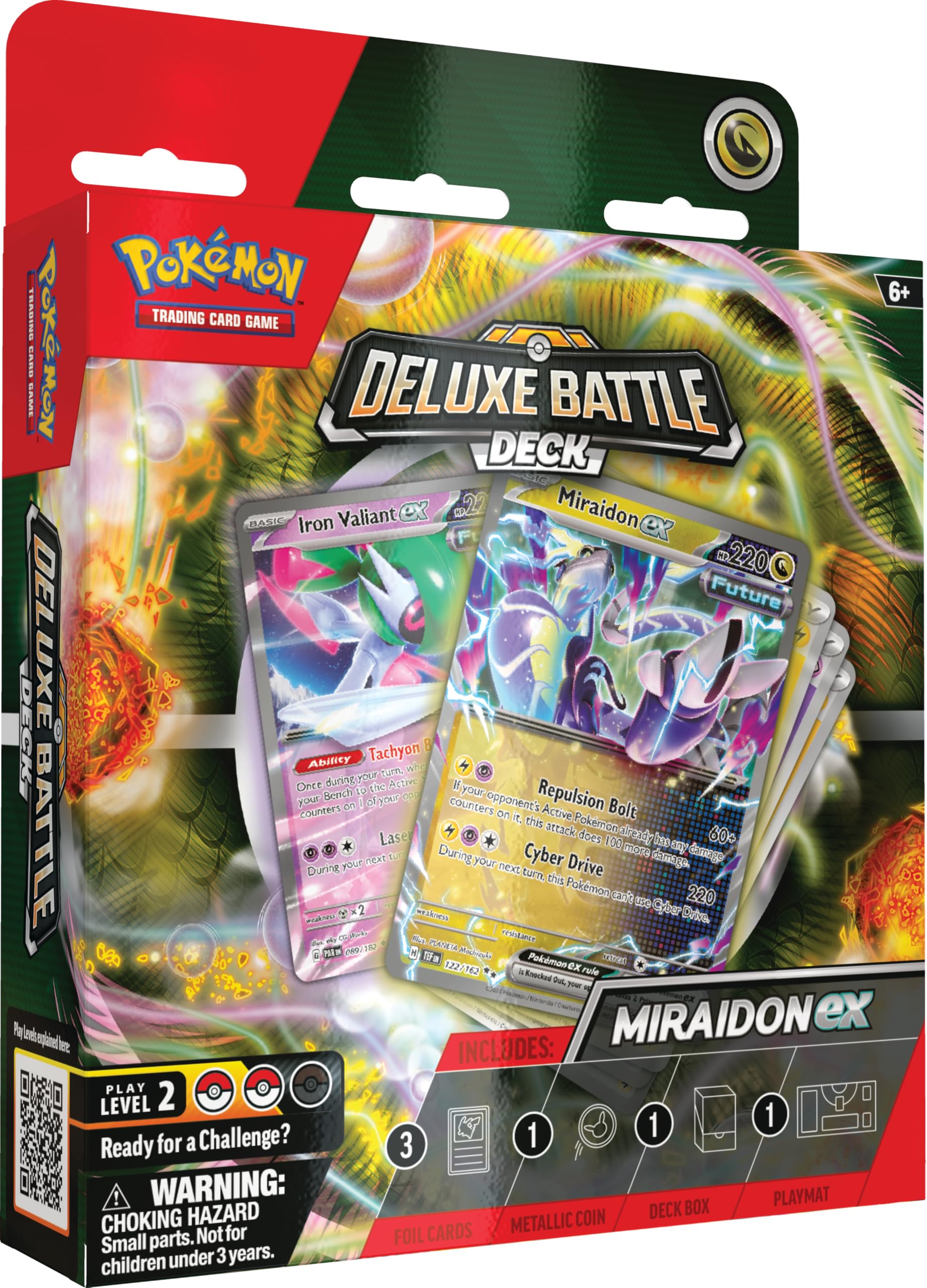 Pokémon TCG: Miraidon ex Deluxe Battle Deck (60-Card Ready-to-Play Deck)
