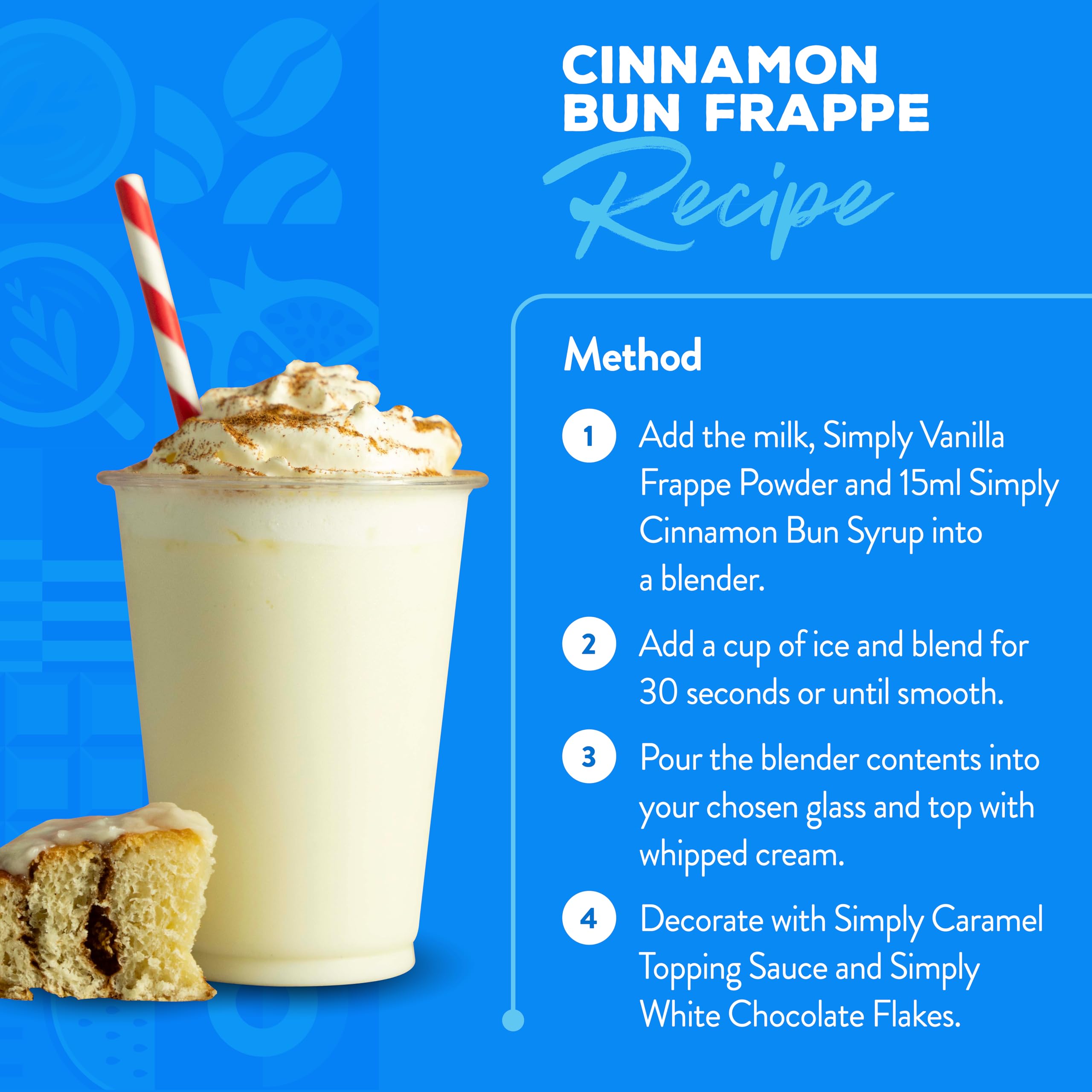 Simply Cinnamon Bun Syrup - Vegan, Nut Free & Halal Certified Flavoured Syrup 3