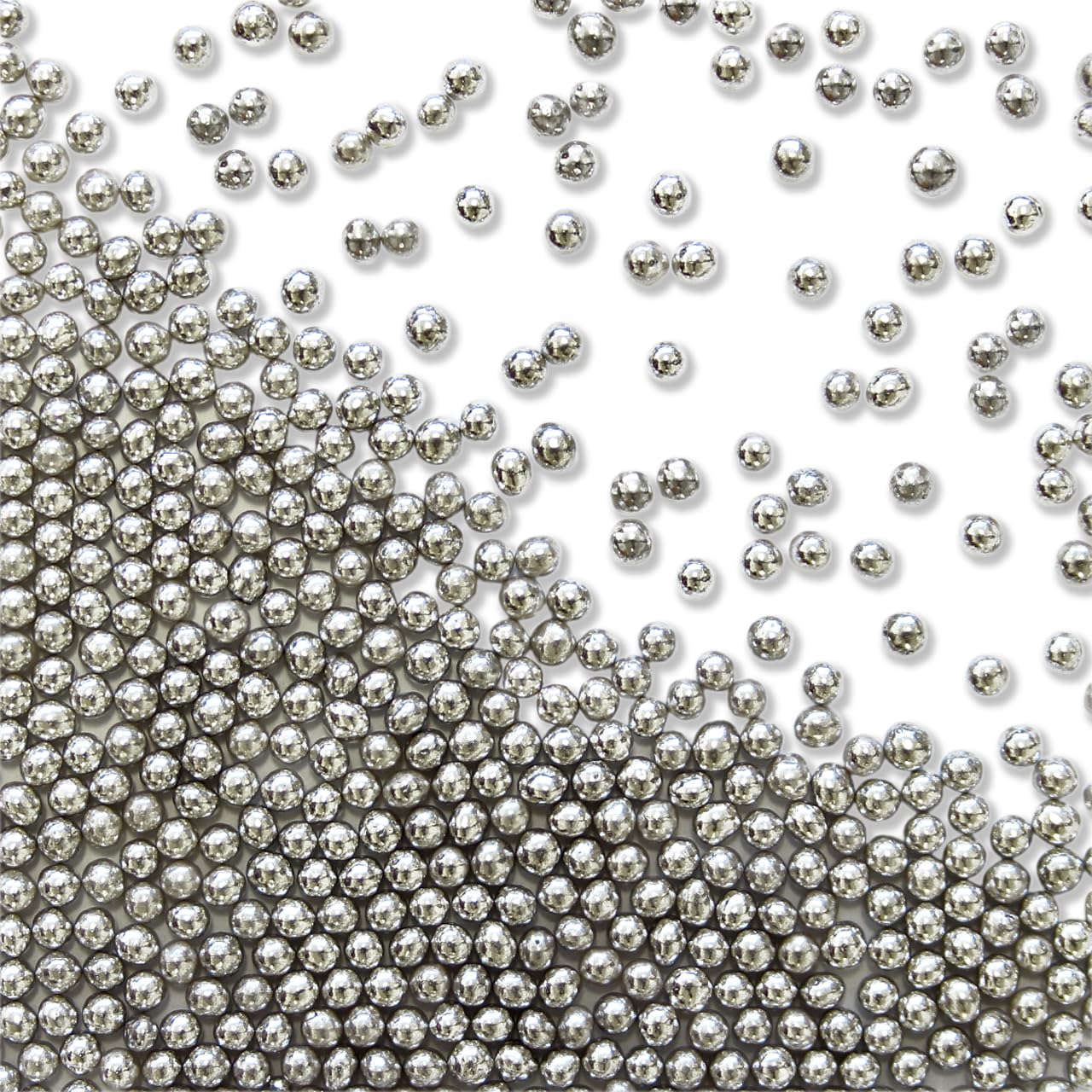 PME - Silver Sugar Pearls Edible Cake Decorations (25g, 2.3mm)