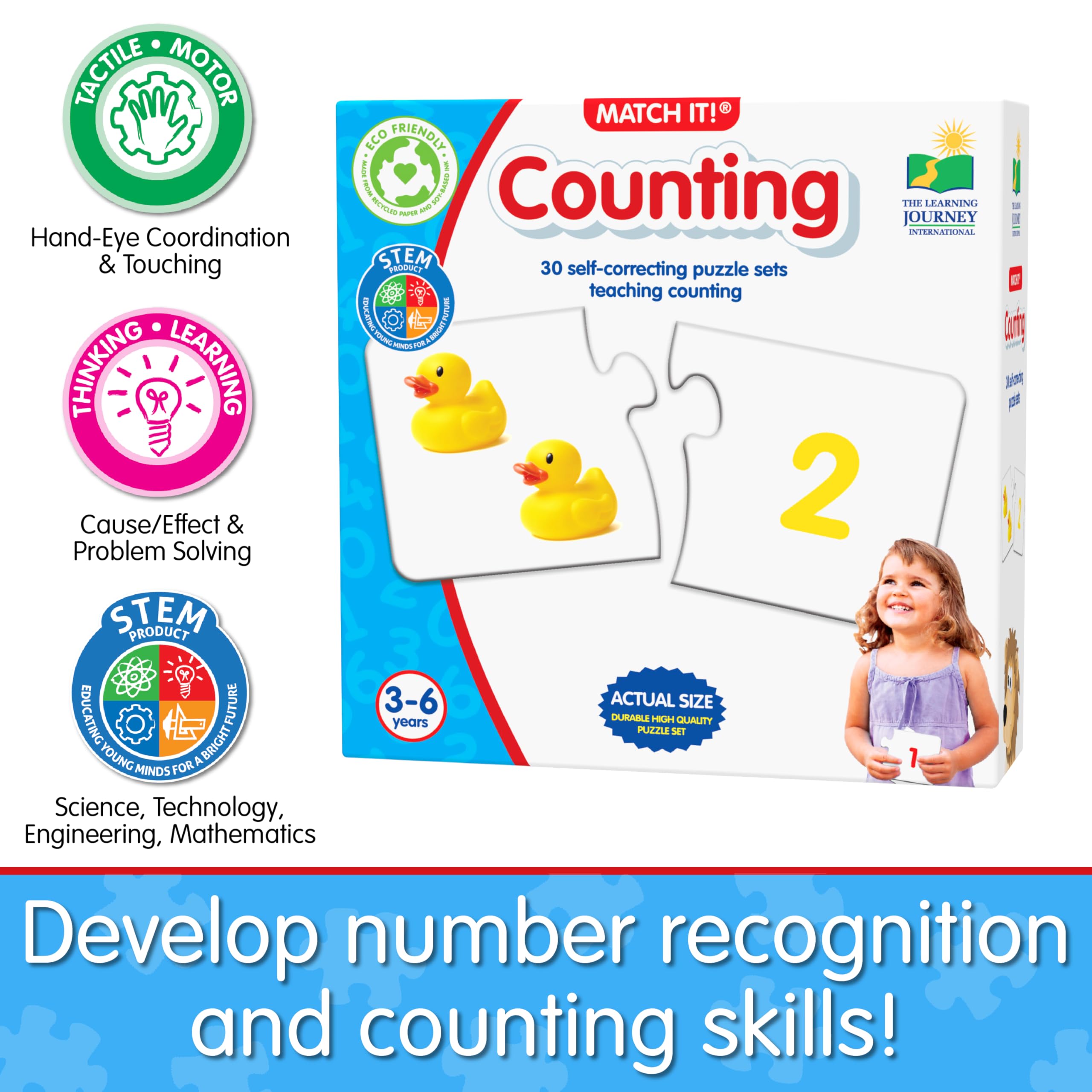 The Learning Journey Match It! Counting Puzzle 9
