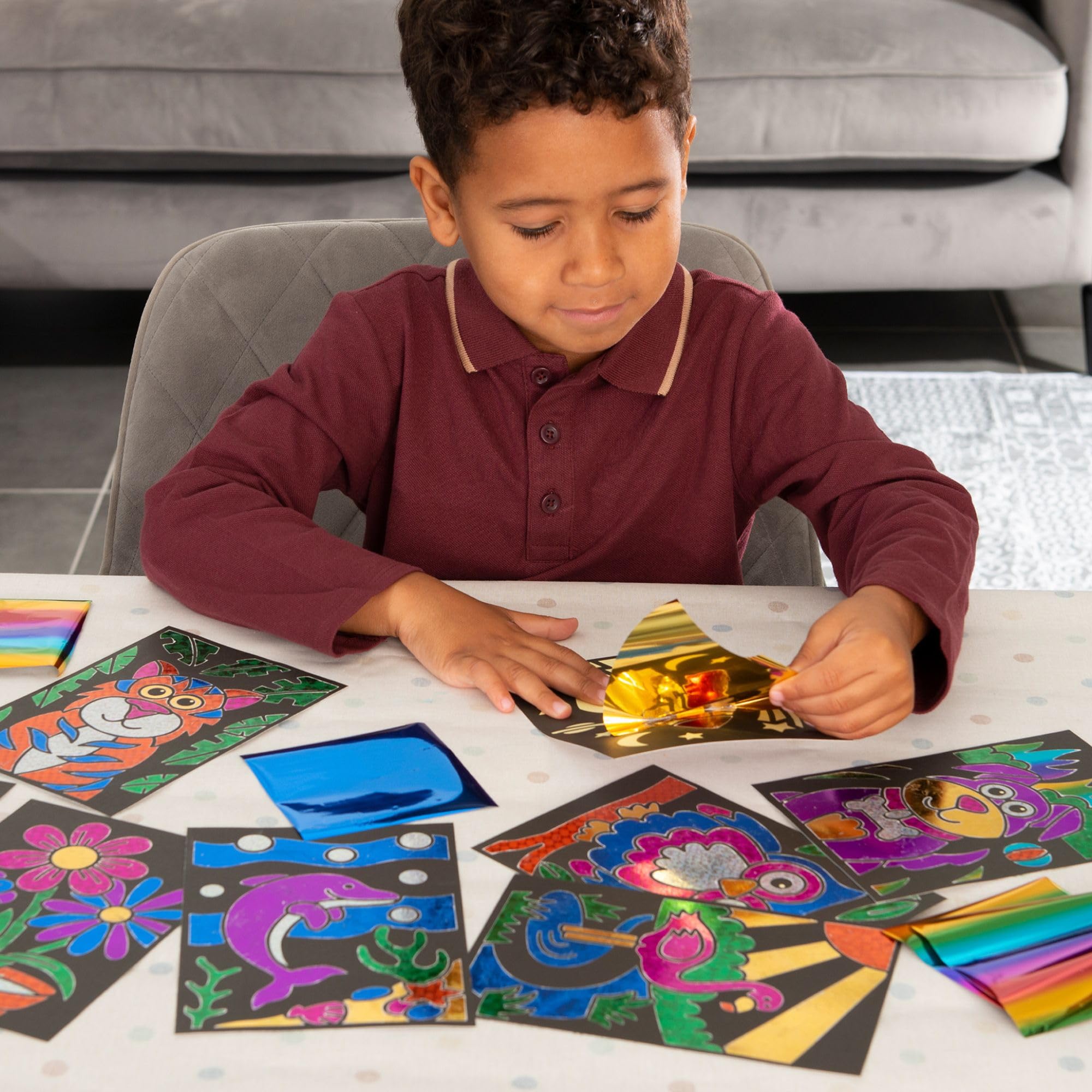 Galt Fab Folienkunst-Set – Glitzernde Bastelaktivität für Kinder ab 6 Jahren 12