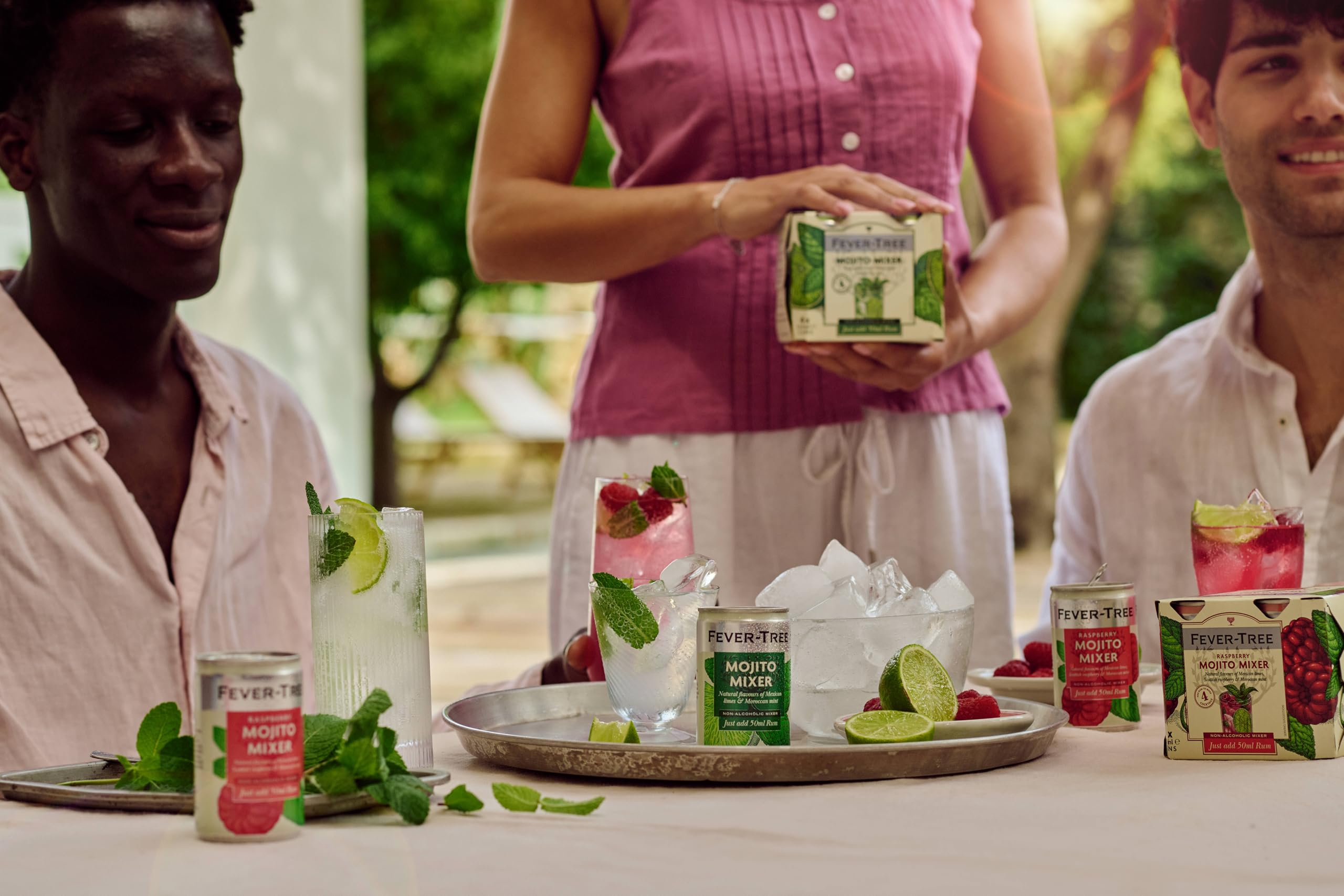 Fever-Tree Classic Mojito Cocktail Mixer - 4 x 150ml Bottles