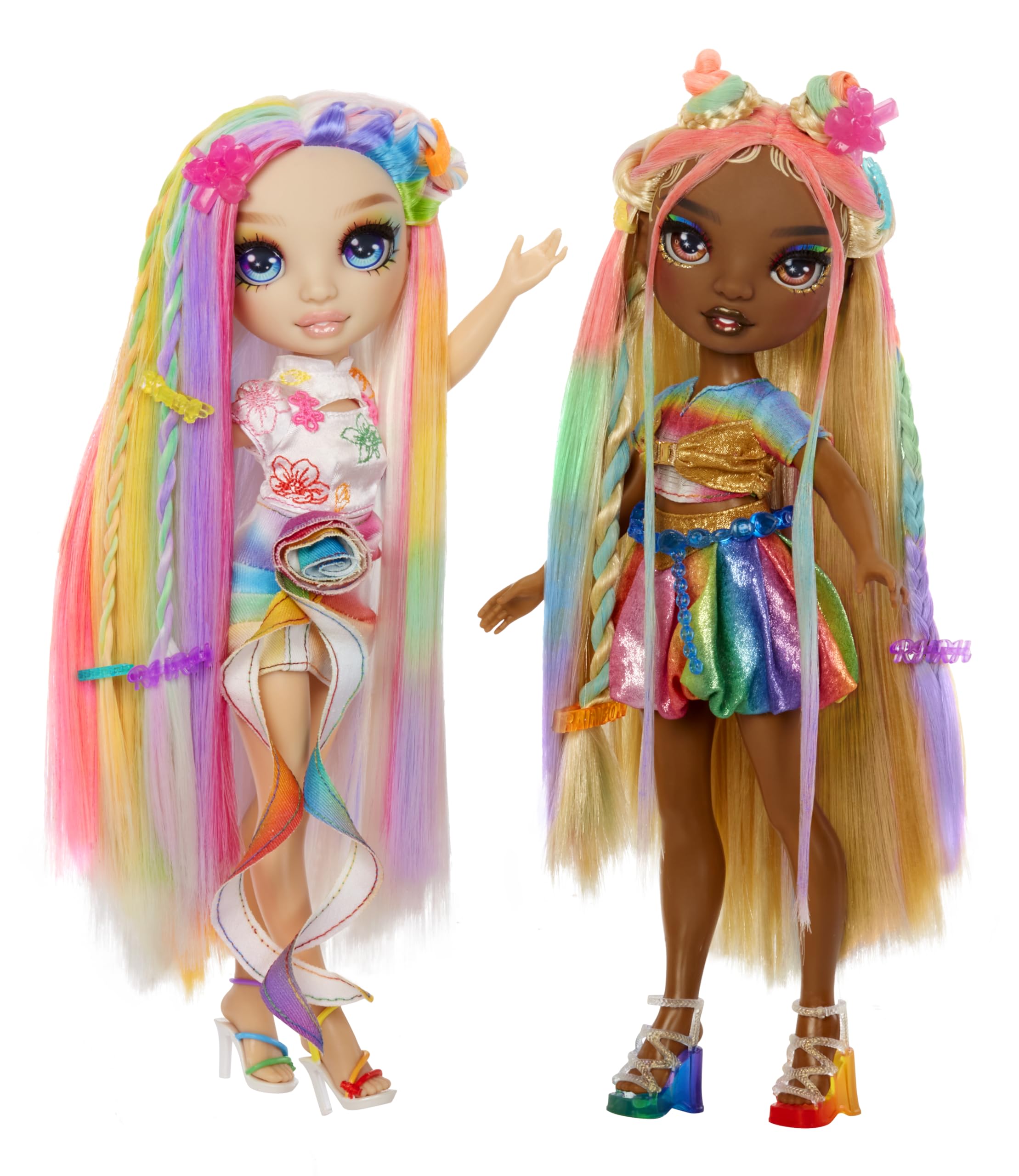 Rainbow High Meline Doll & Hair Chalk Styling Kit - 28 cm Rainbow & Gold Fashion Doll 6