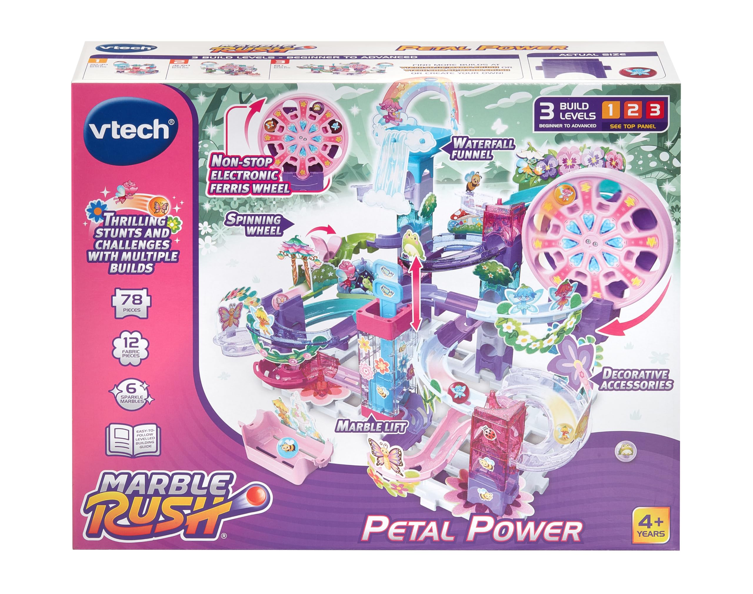 VTech Marble Rush Petal Power Construction Set with 96 Pieces 8