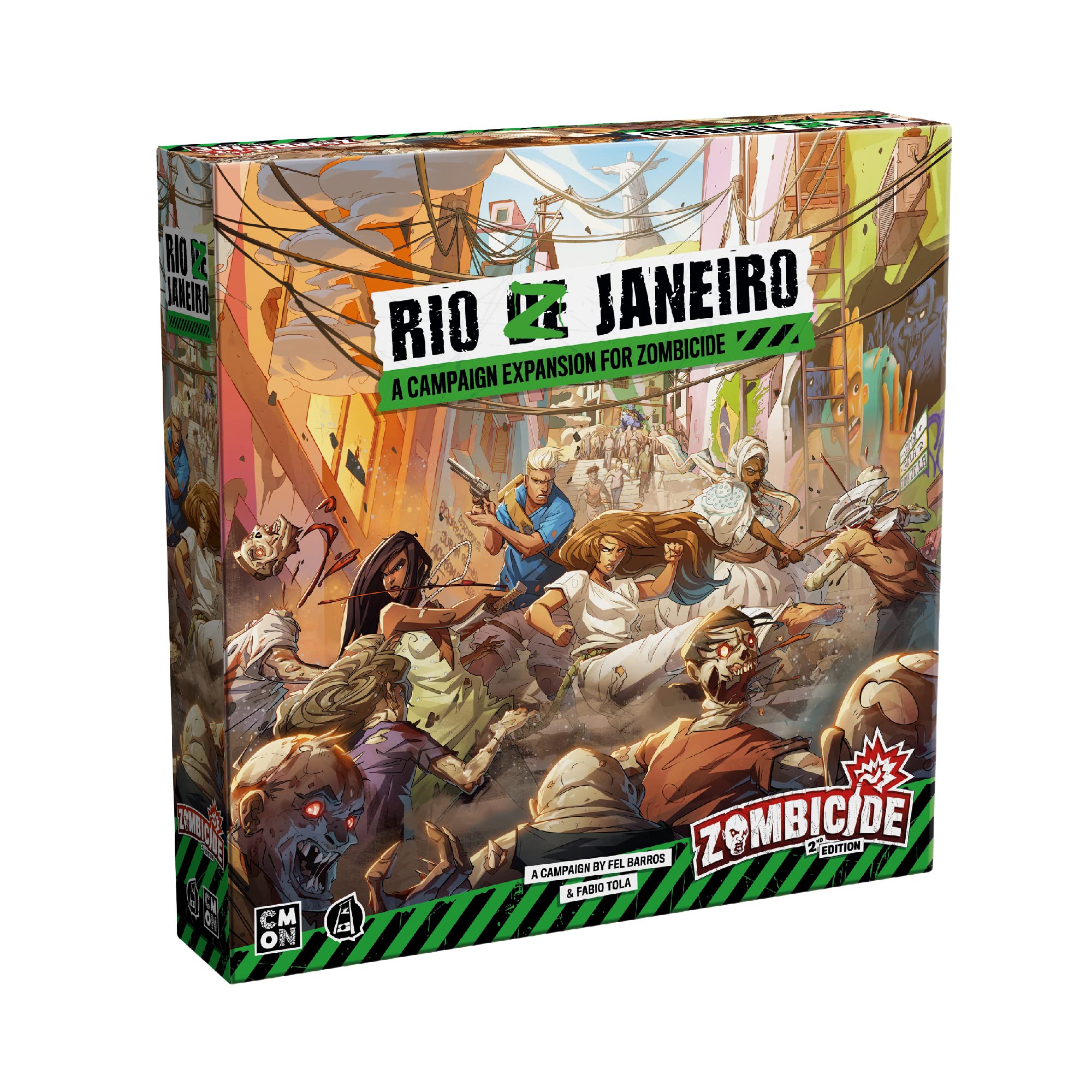 CMON Zombicide 2nd Edition: Rio Z Janeiro Expansion Board Game | Ages 14+ | 1-6 Players