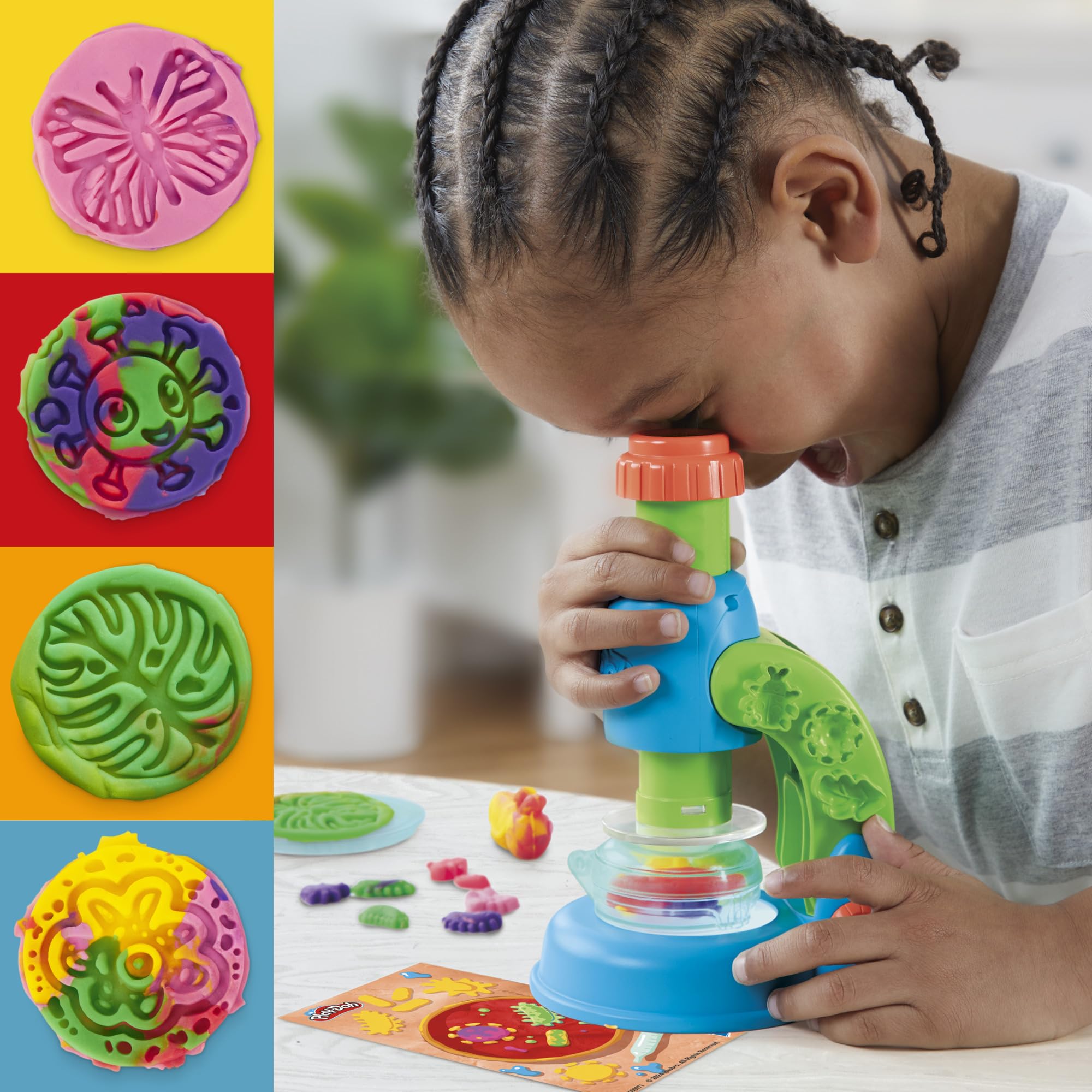 Play-Doh Light &amp; Look Mikroskop-Spielset – pädagogisch wertvolles Wissenschaftsspielzeug für Kinder ab 3 Jahren 9