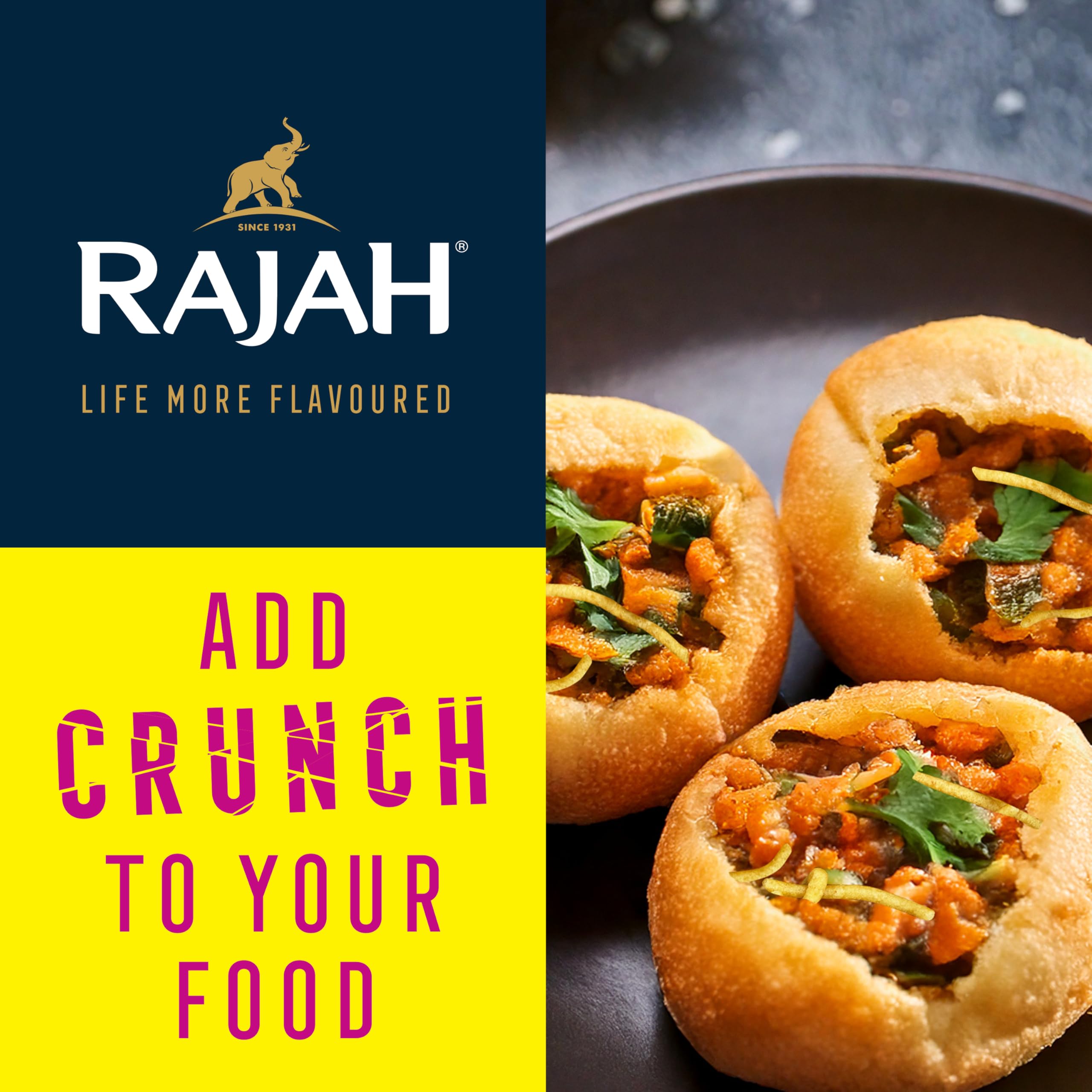 Rajah Thin Sev 200g - Crispy Gram Flour Noodles Snack 4