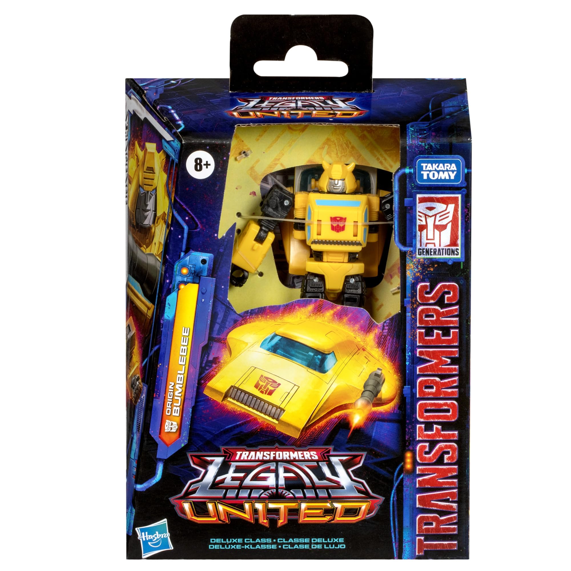 Transformers Legacy Deluxe Class Origin Bumblebee Action Figure 9