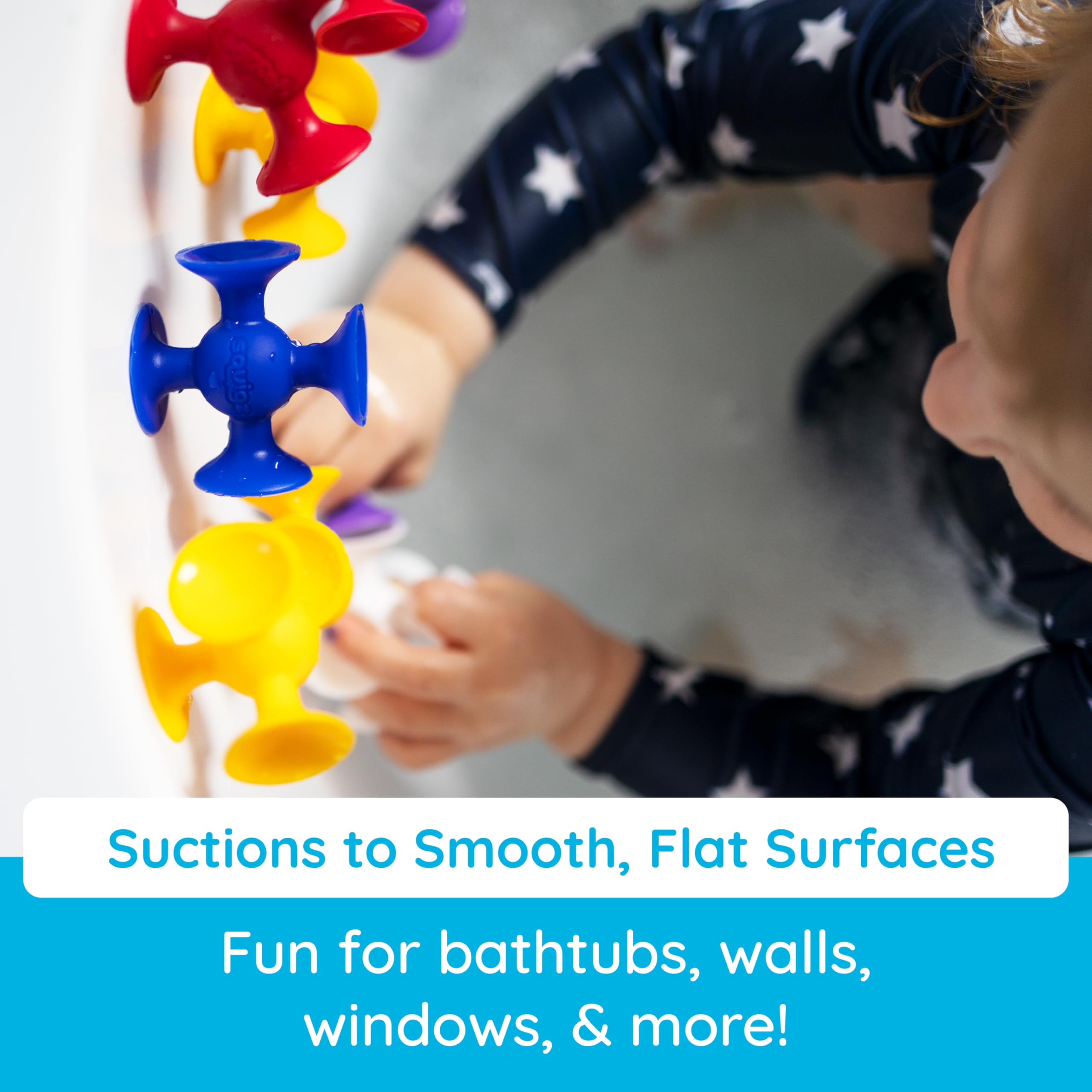 Fat Brain Toys Squigz Starter Set - Suction Construction Playset for Kids 3+ 13