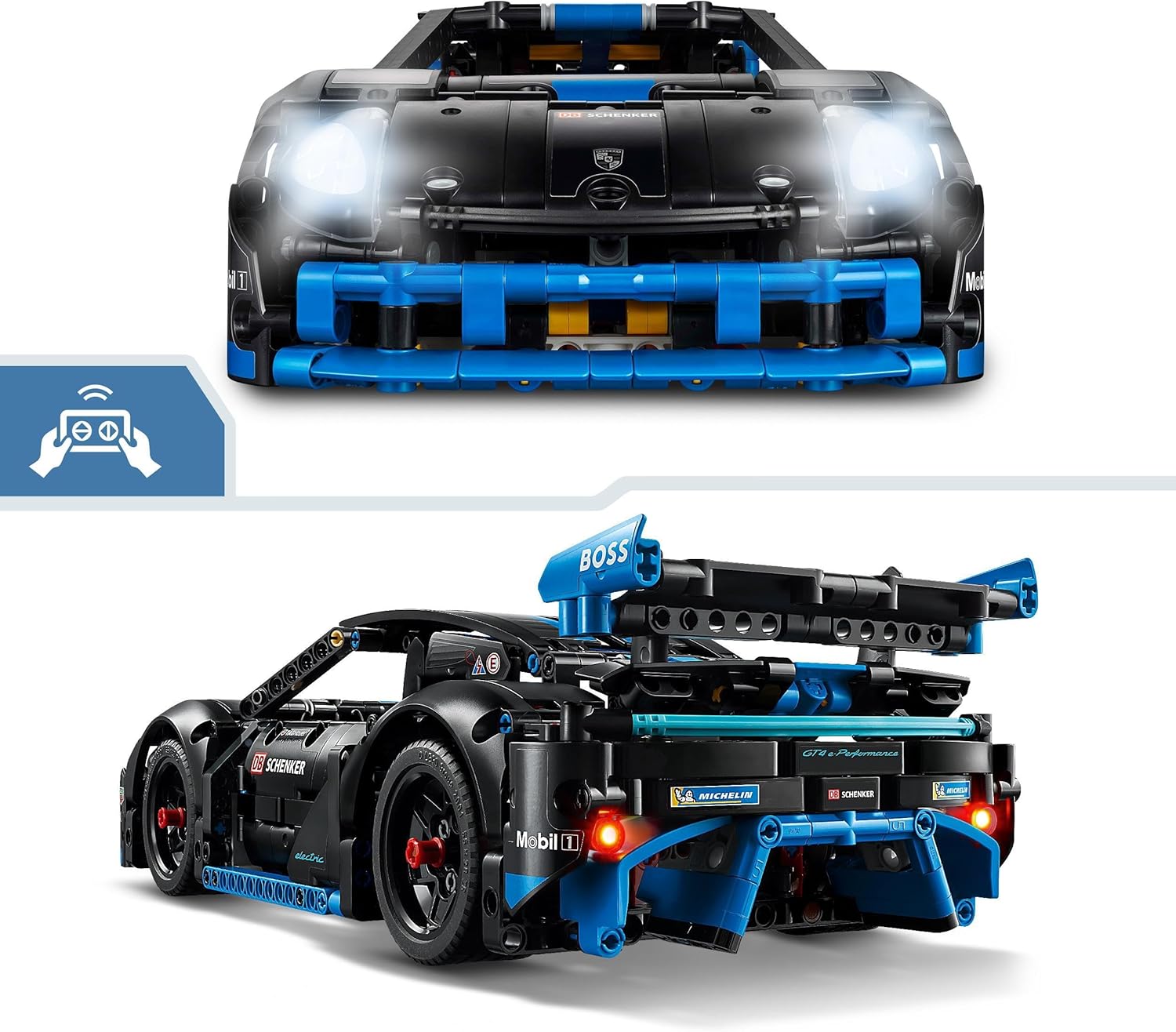 LEGO Technic Porsche GT4 e-Performance Race Car - Remote-Controlled Building Set for Ages 10+ 7