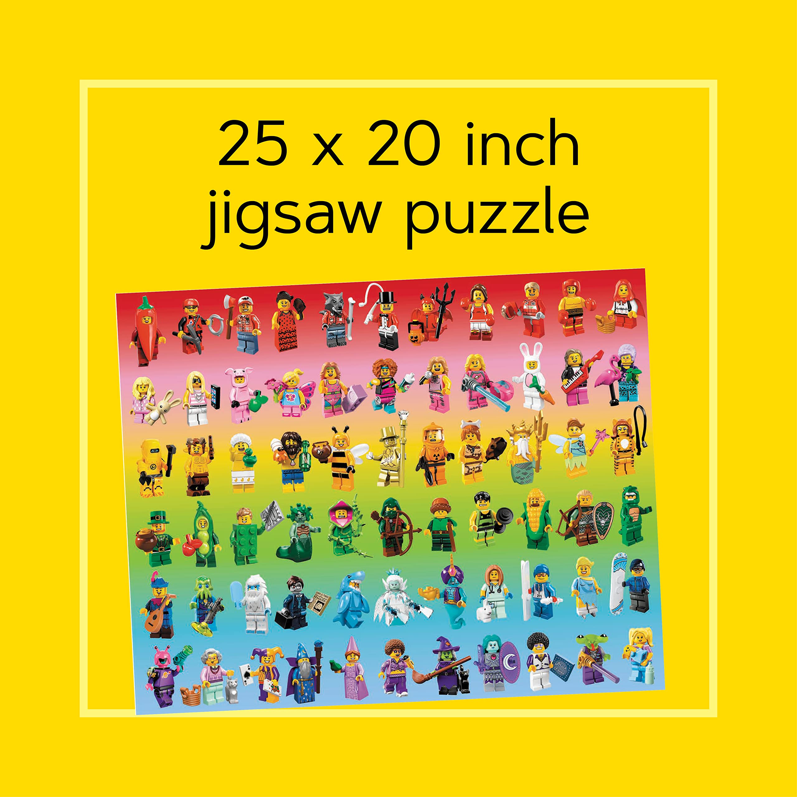 LEGO Minifigure Rainbow 1000-Piece Puzzle by Chronicle Books 6
