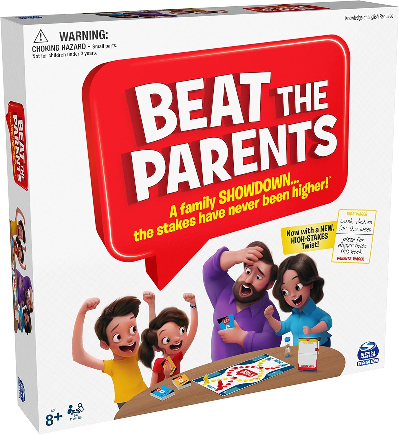 Spin Master Beat the Parents Board Game 8