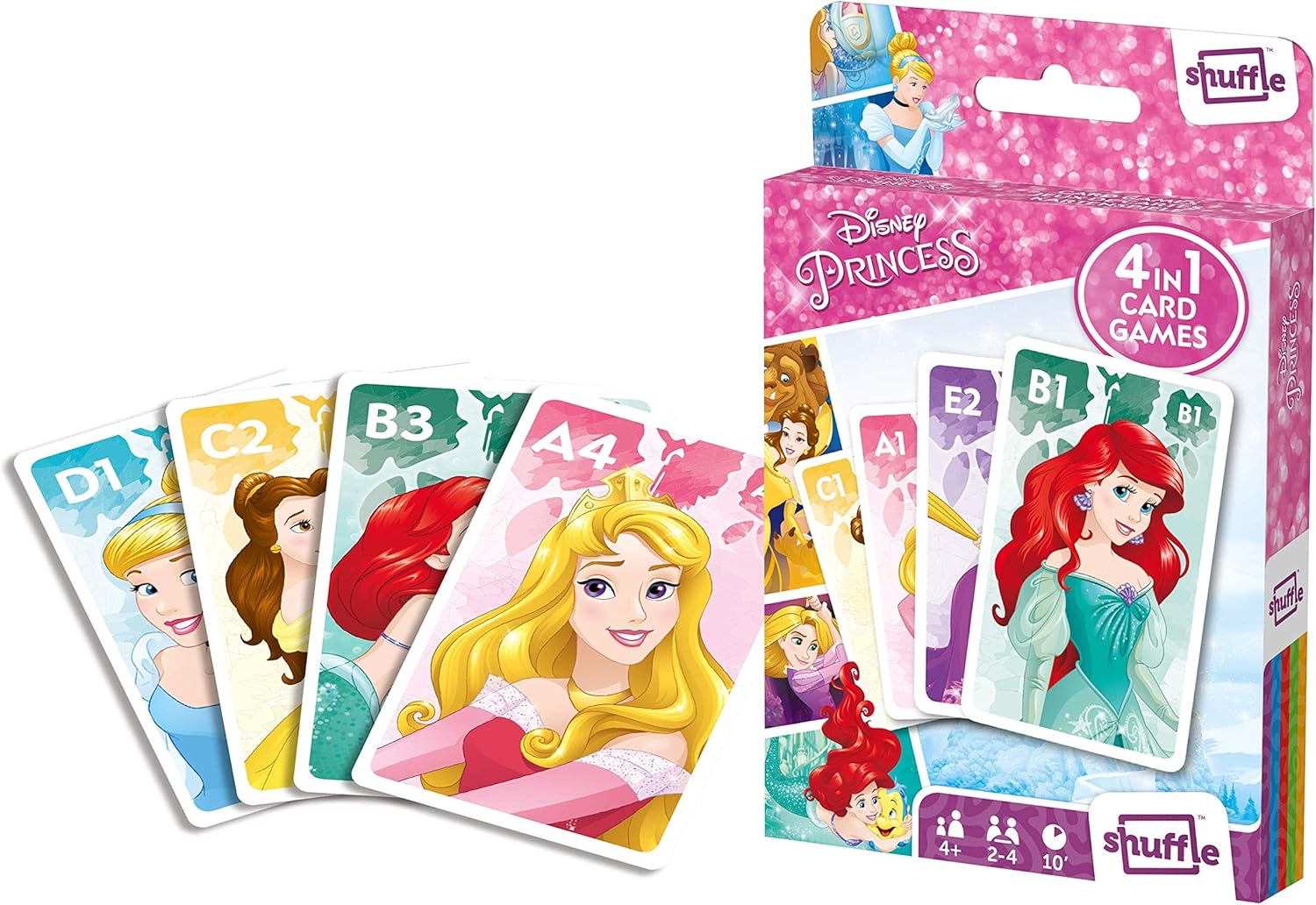Disney Princess 4 in 1 Card Game 3