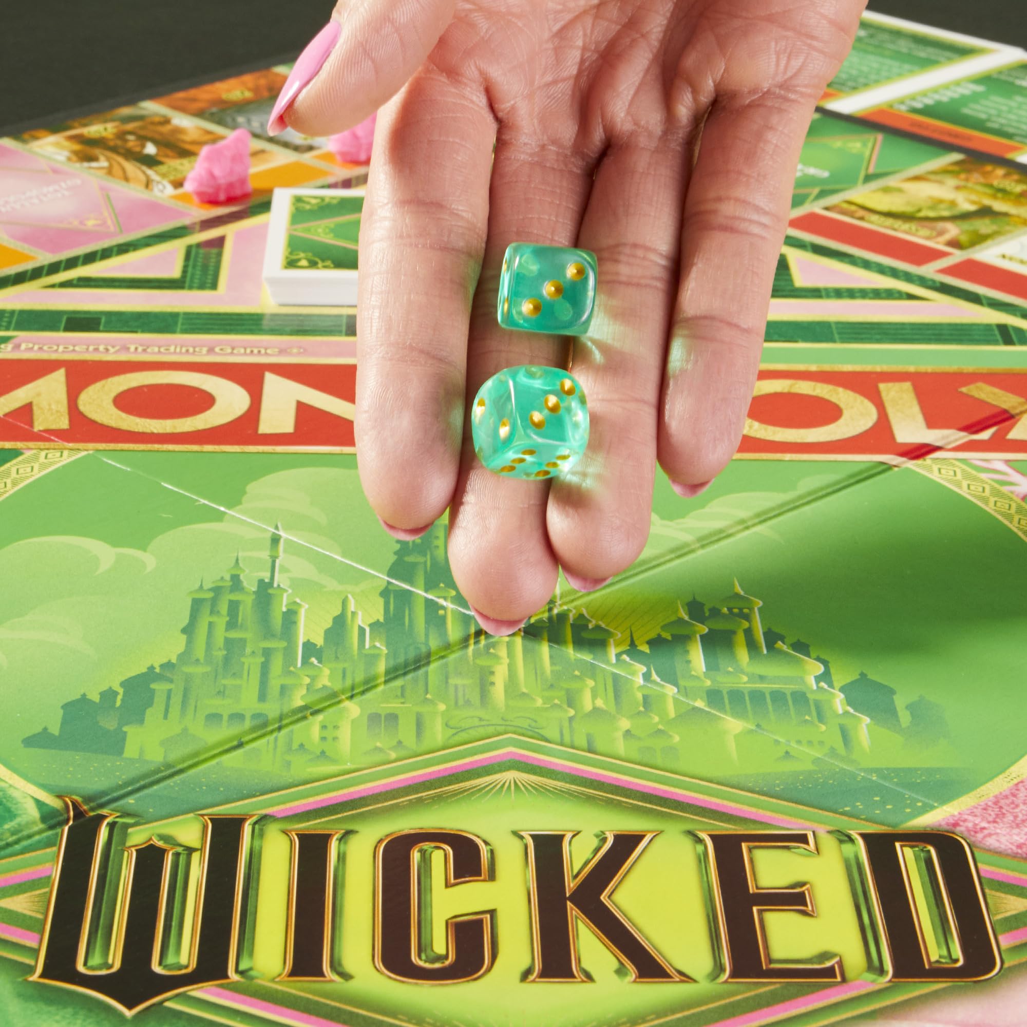 Monopoly Wicked Board Game - Official Edition Featuring Wicked Movie Theme 7