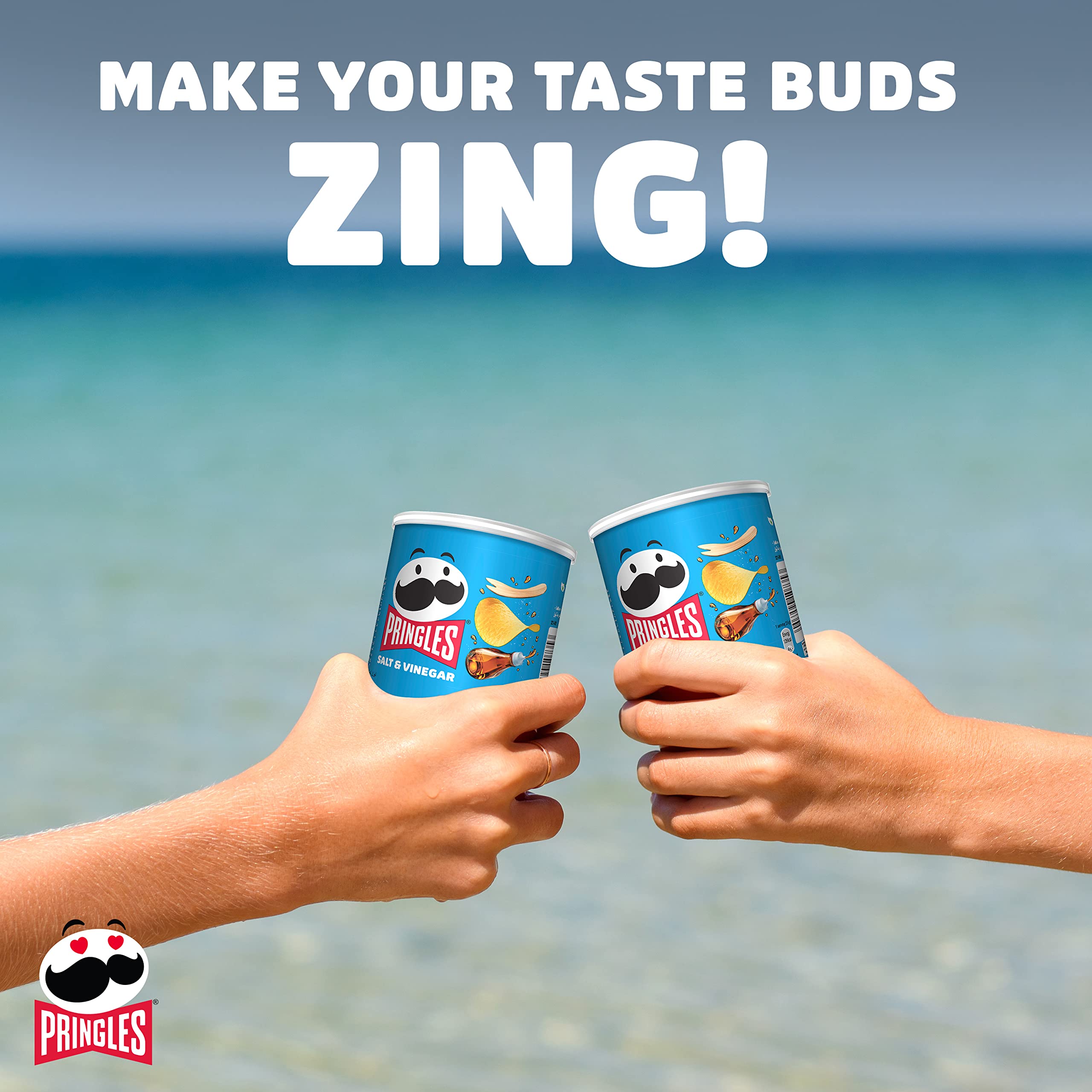 Pringles Kartoffelchips mit Salz- und Essiggeschmack, 40 g (12er-Packung) 10