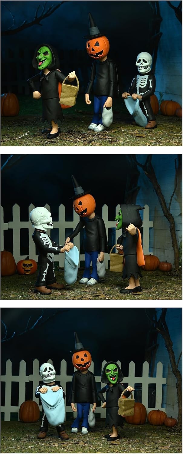 NECA Toony Terrors Halloween III: Season of the Witch - Trick-or-Treaters Actionfigur 3er-Pack (04485) 5