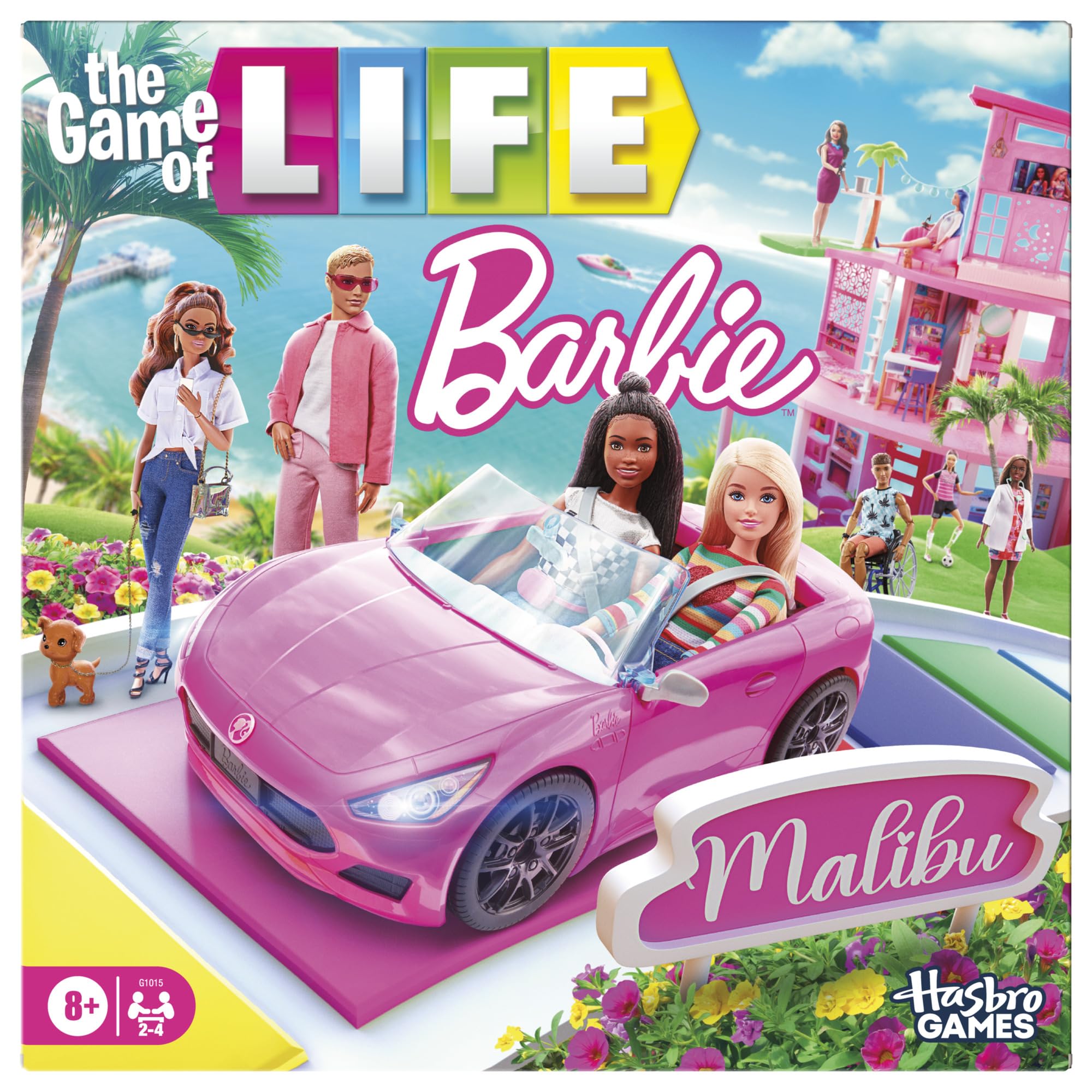Hasbro Gaming The Game of Life: Barbie Edition Board Game