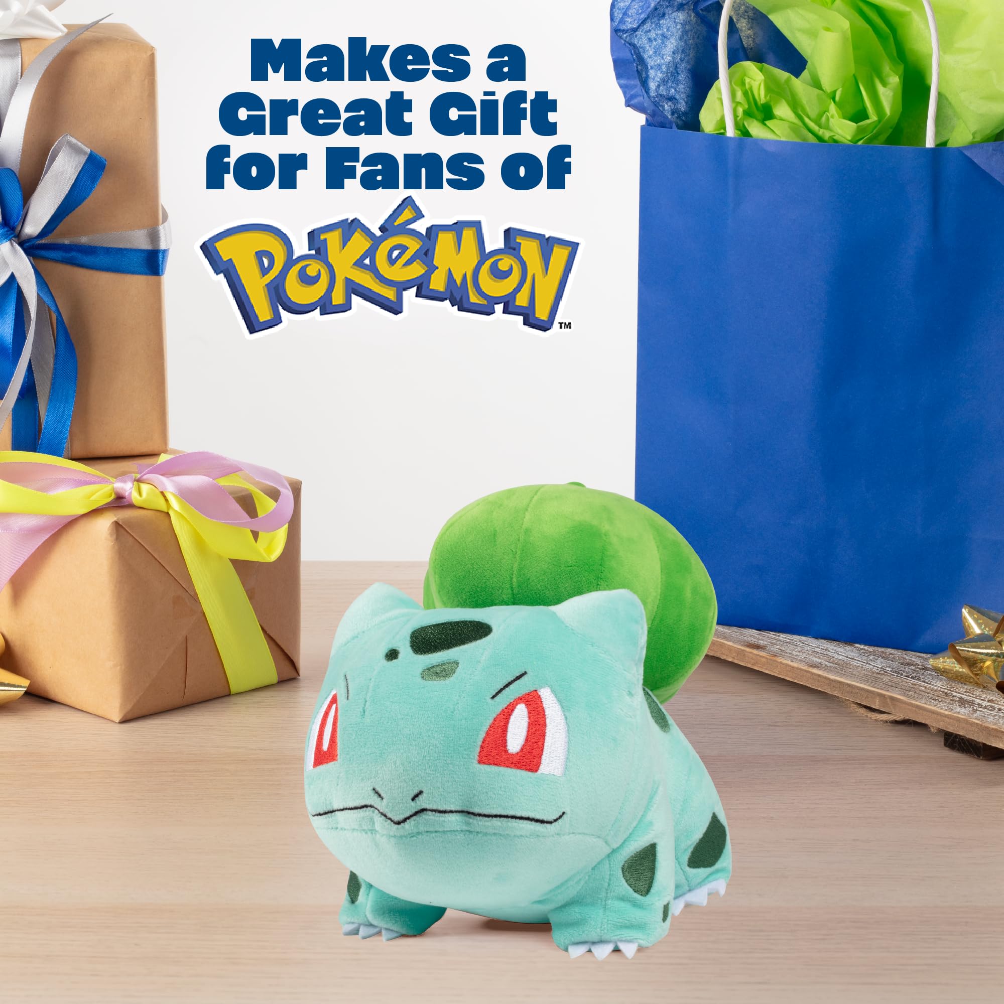 Pokémon 674 95225 Pokemon 8 Inch Plush-Bulbasaur, No Colour 5