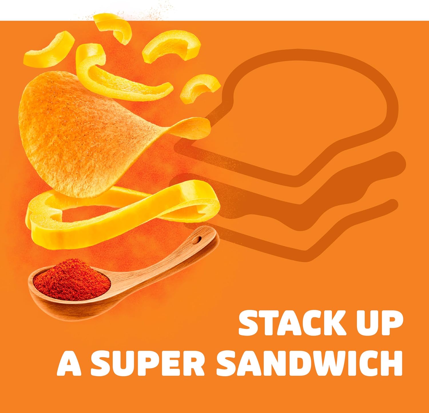 Pringles Paprika Chips 185g 7