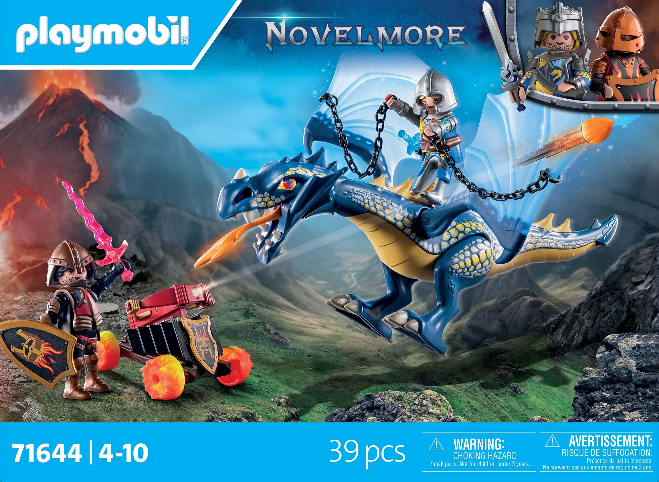Playmobil 71644 Knights of Novelmore: Dragon Combat Playset - Medieval Castle Adventure with Knight and Dragon, Ages 4+ 10
