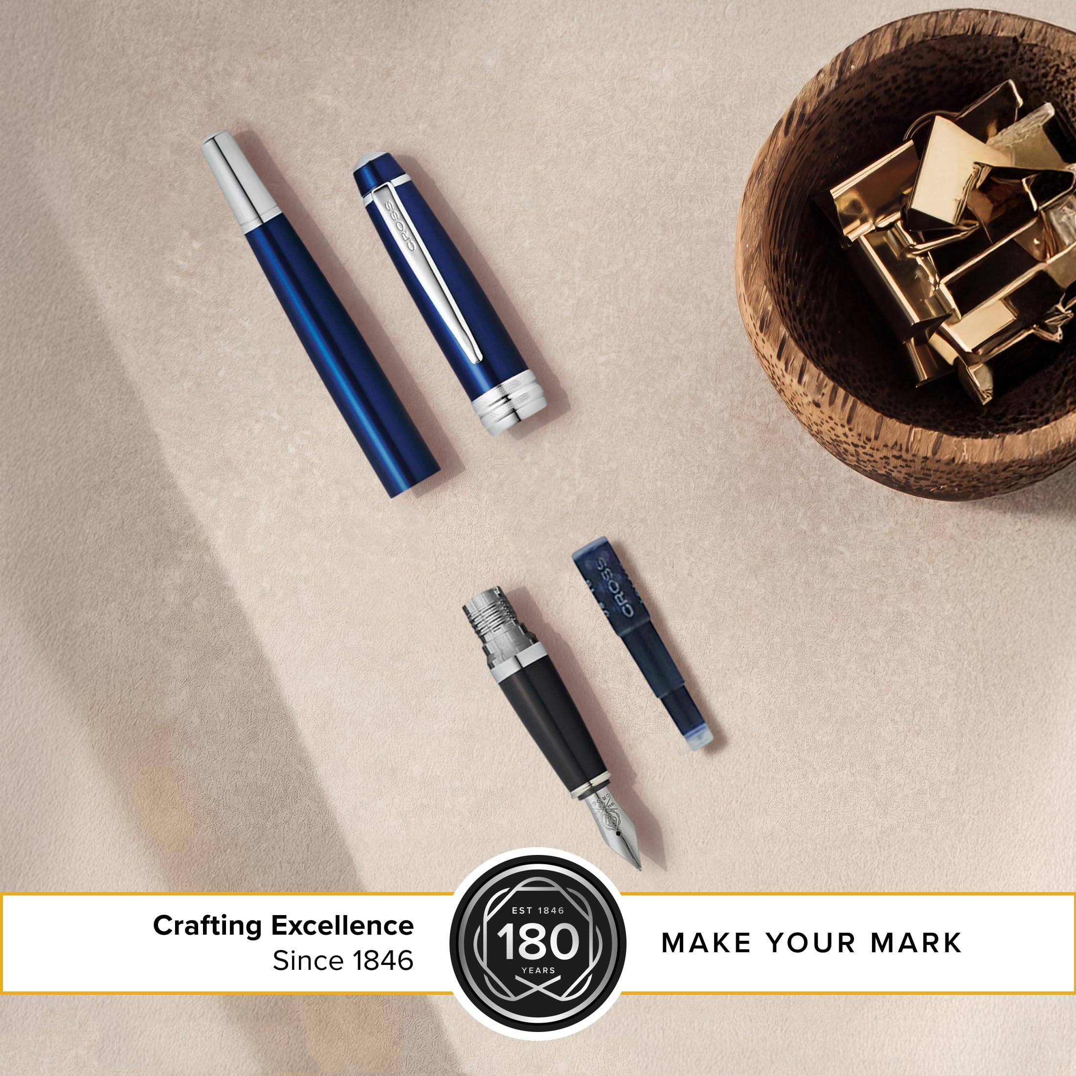 Cross Fountain Pen Refills - Blue Ink | 6 Cartridges | Model 8920 3