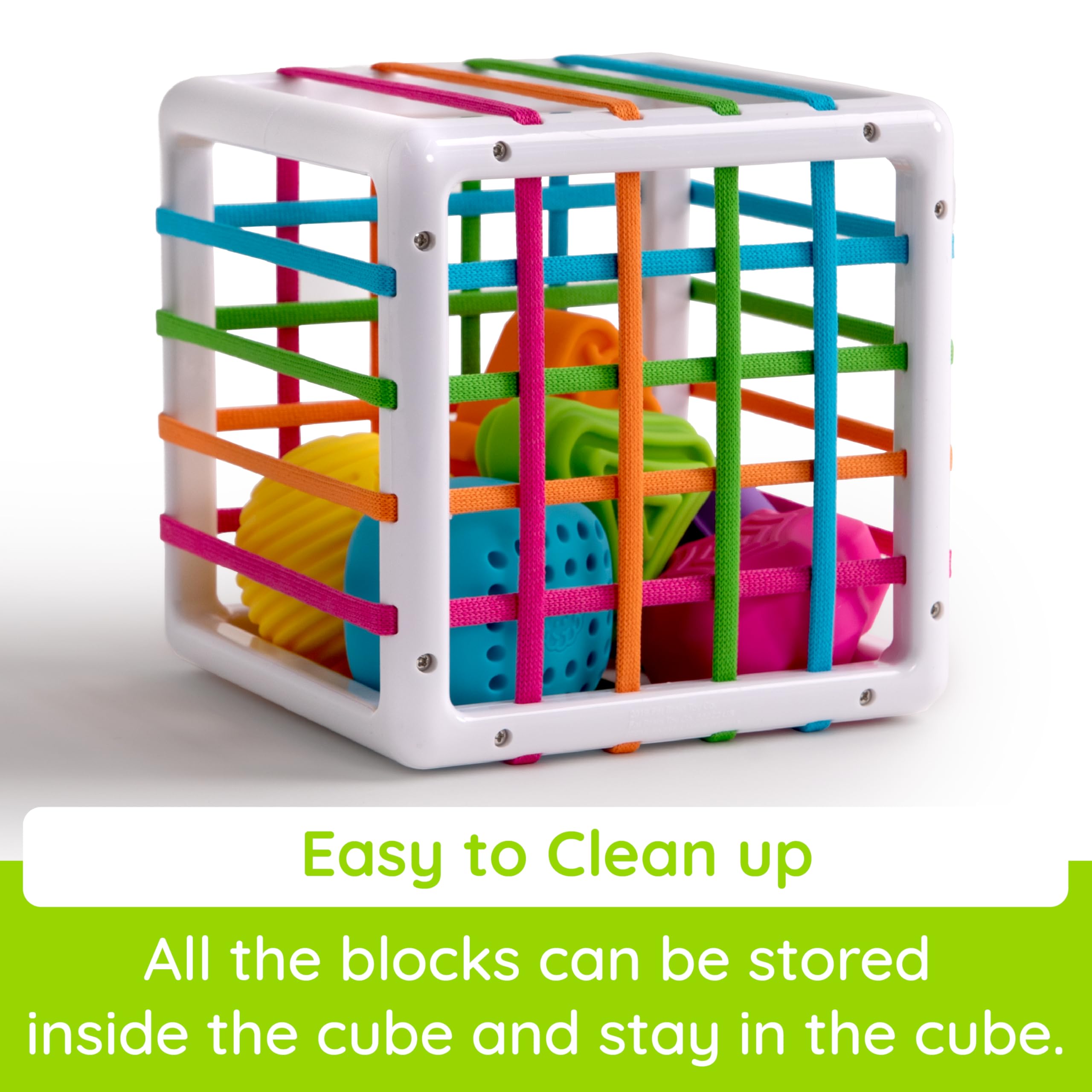 Fat Brain Toys InnyBin F251 - Shape Sorting Sensory Toy for Toddlers 12