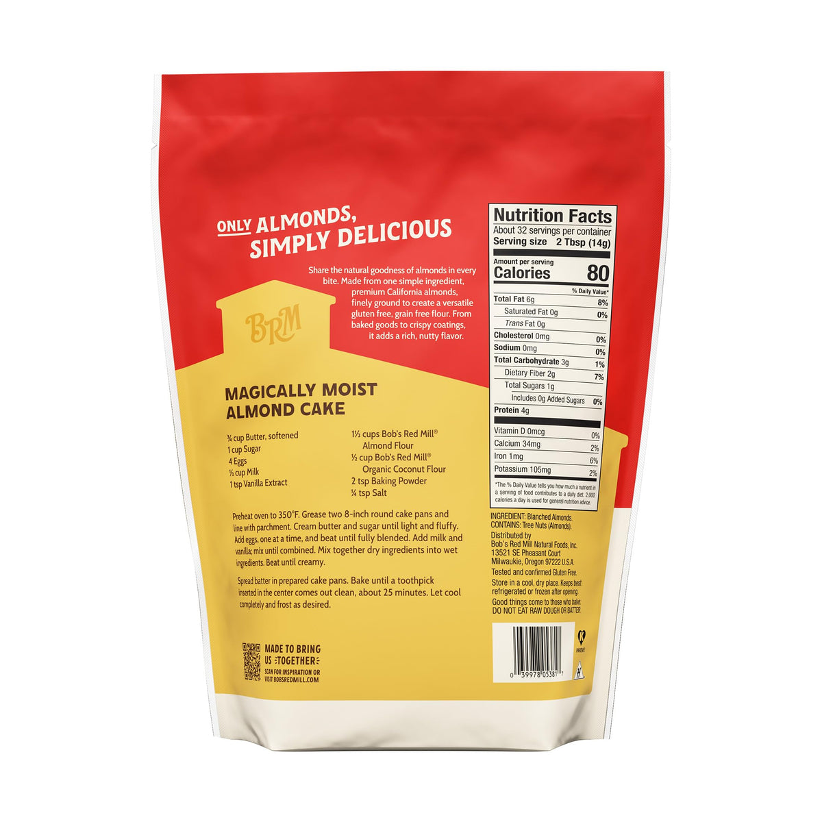 Bob's Red Mill Almond Flour - Gluten Free, Low Carb, Paleo & Keto Baking | 1.81 kg 3