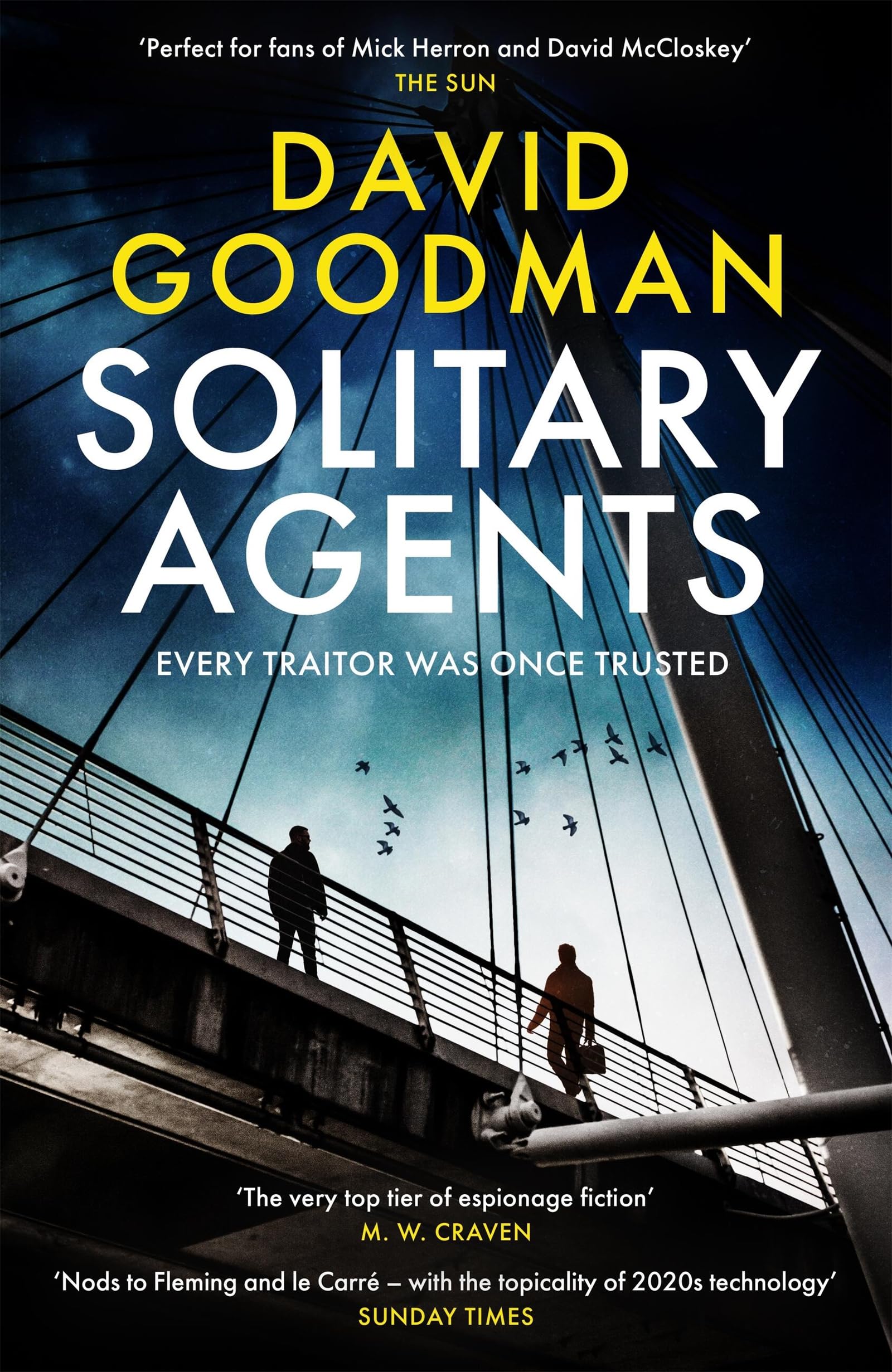 Headline Home Solitary Agents by David Goodman | Gripping Spy Thriller Hardcover 1