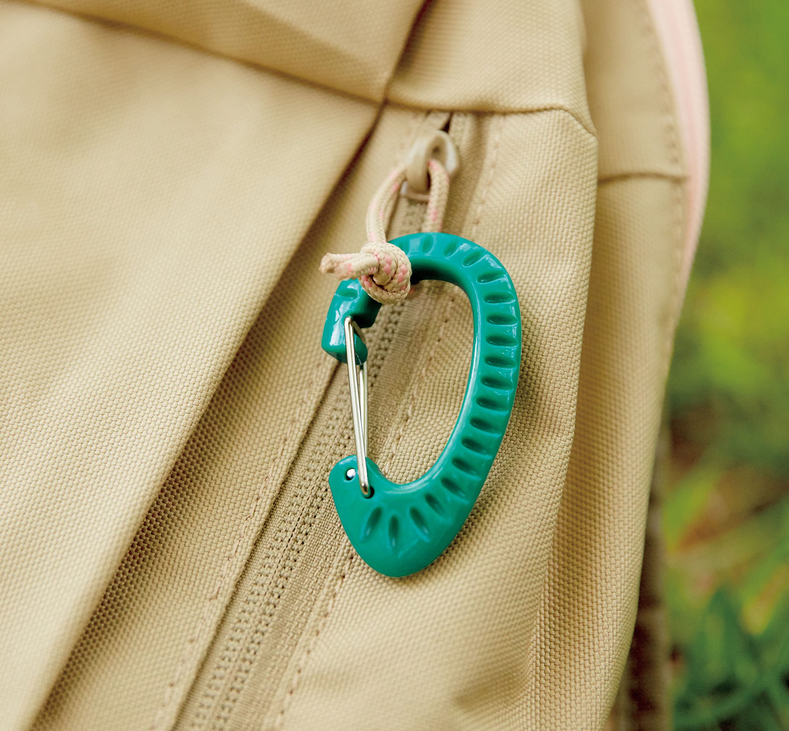 Hape Compass Set Outdoor Toy - Sustainable Bamboo | Fully Functioning Compass | Includes Carabiner Clip 4