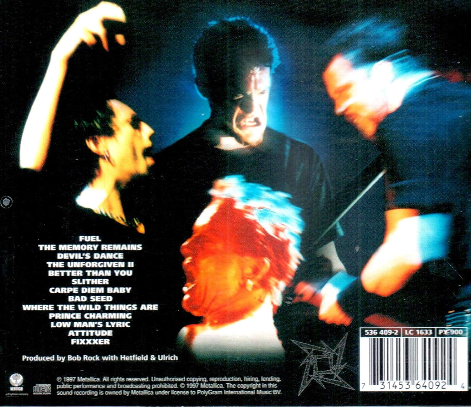 Metallica – Reload Audio CD 3