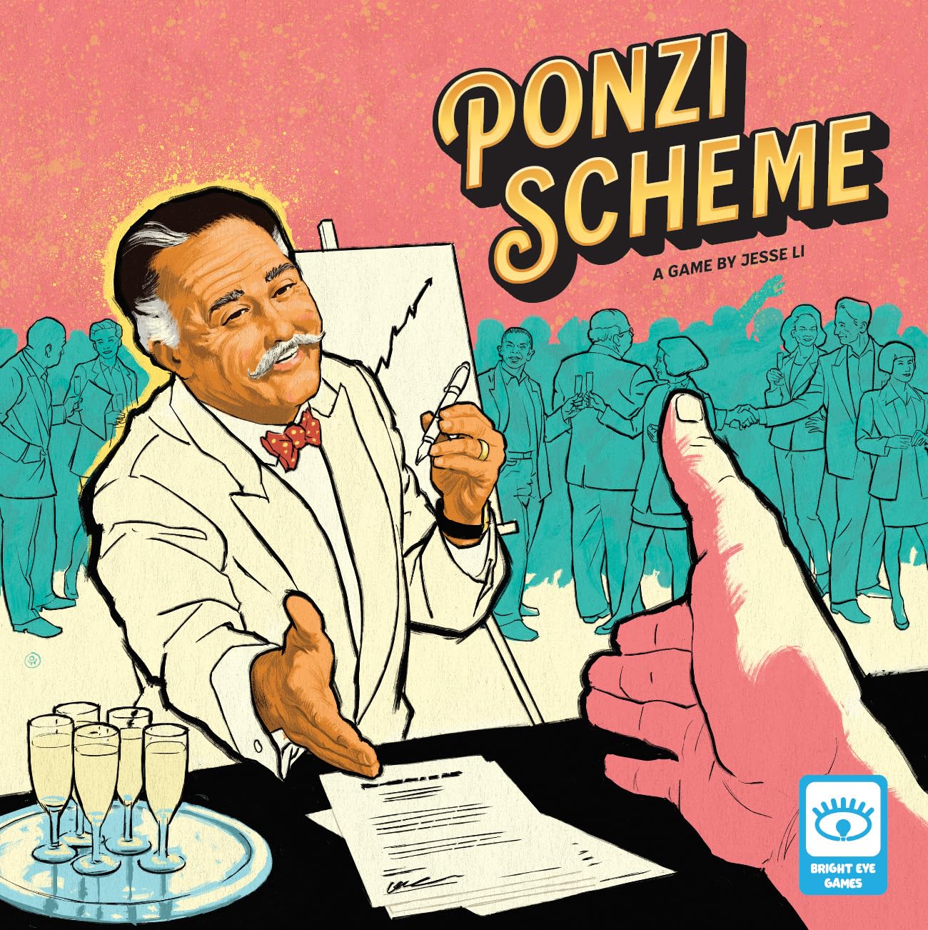 Bright Eye Games Ponzi Scheme Board Game BEG-POZ001