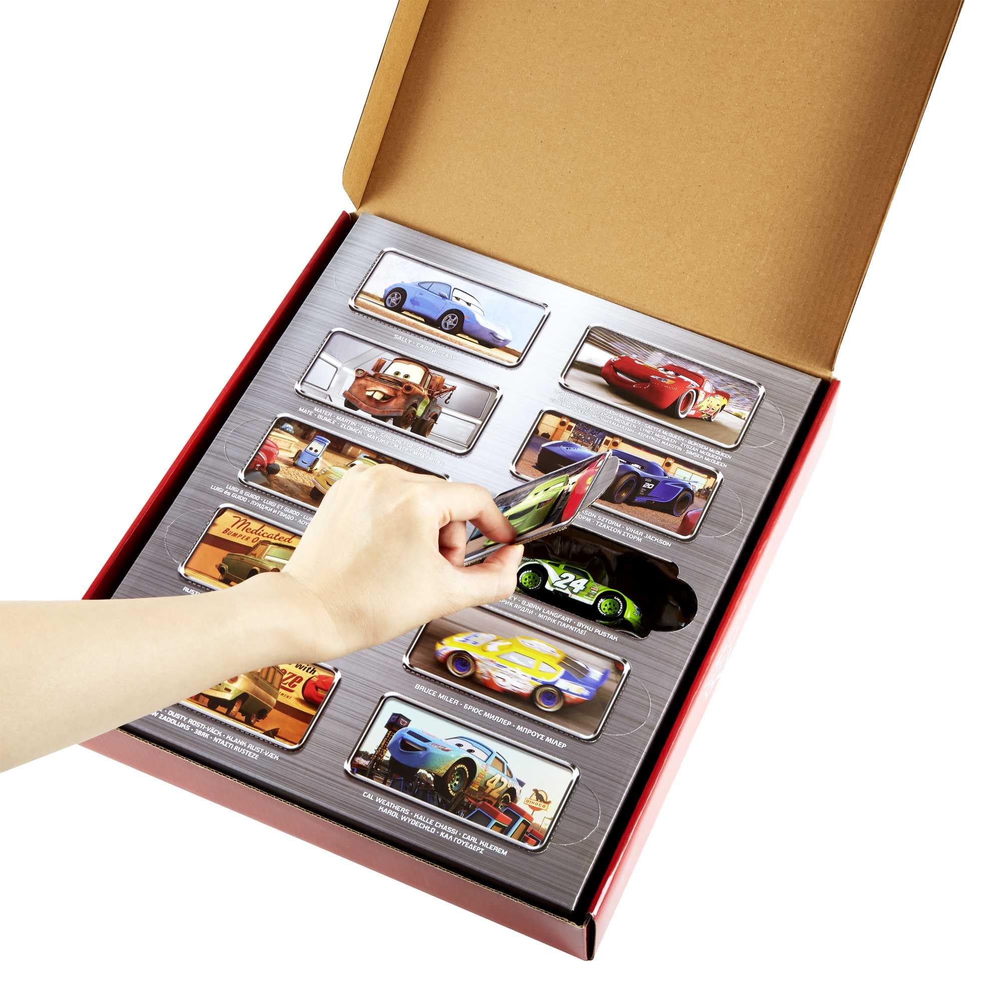 Mattel Disney Pixar Cars Die-Cast Mini Racers 10-Pack - 1:55 Scale Vehicles for Kids 3+ 6