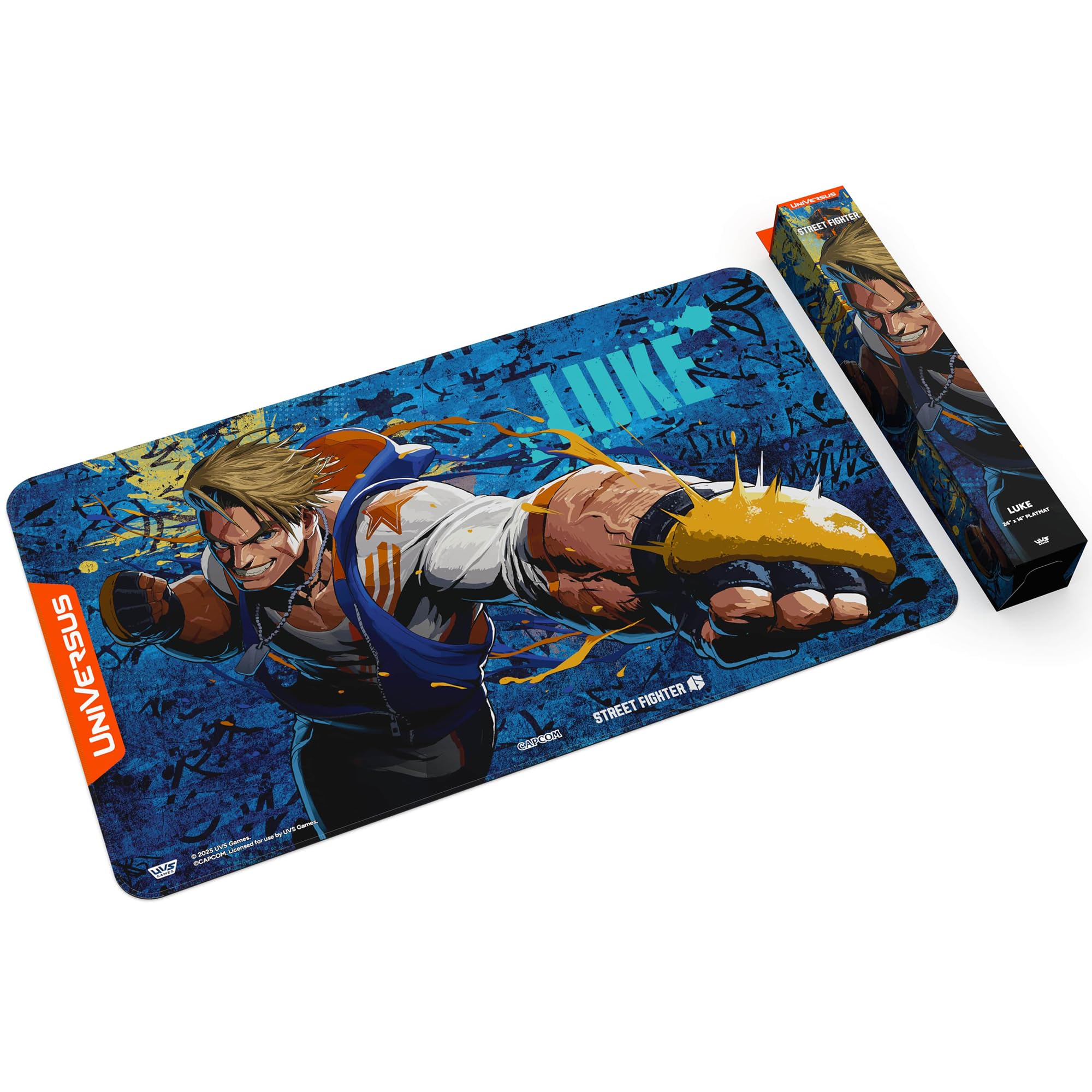 UniVersus Street Fighter 6 Challenger Series Playmat - Luke - 24 x 14 Inches 9