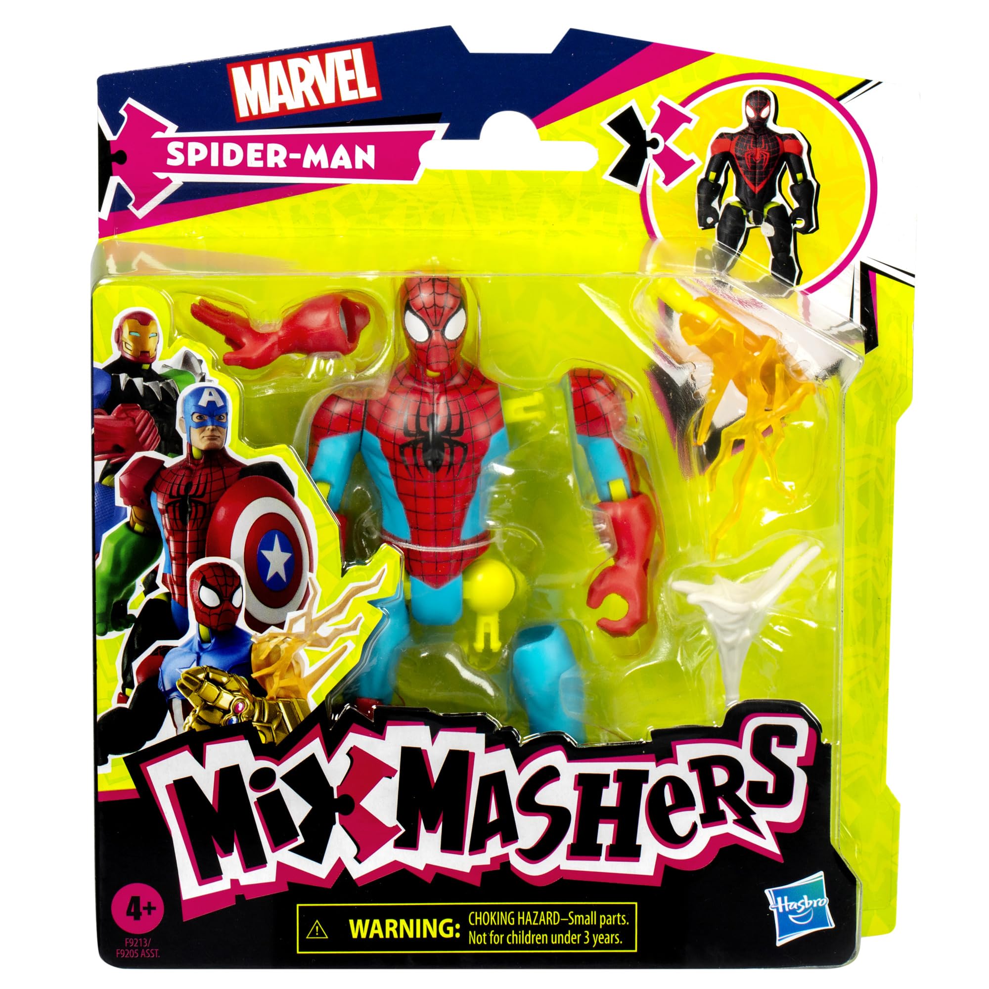 MixMashers Marvel Spider-Man Action Figure - Mix & Match Super Heroes, 4+ Years 8