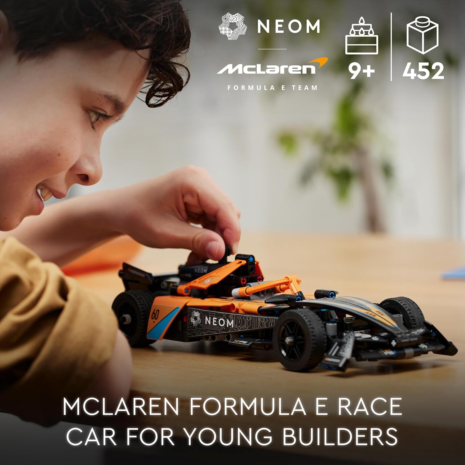 LEGO Technic NEOM McLaren Formula E Race Car Building Set - 463-Piece Pull-Back Action Toy for Ages 9+ 7