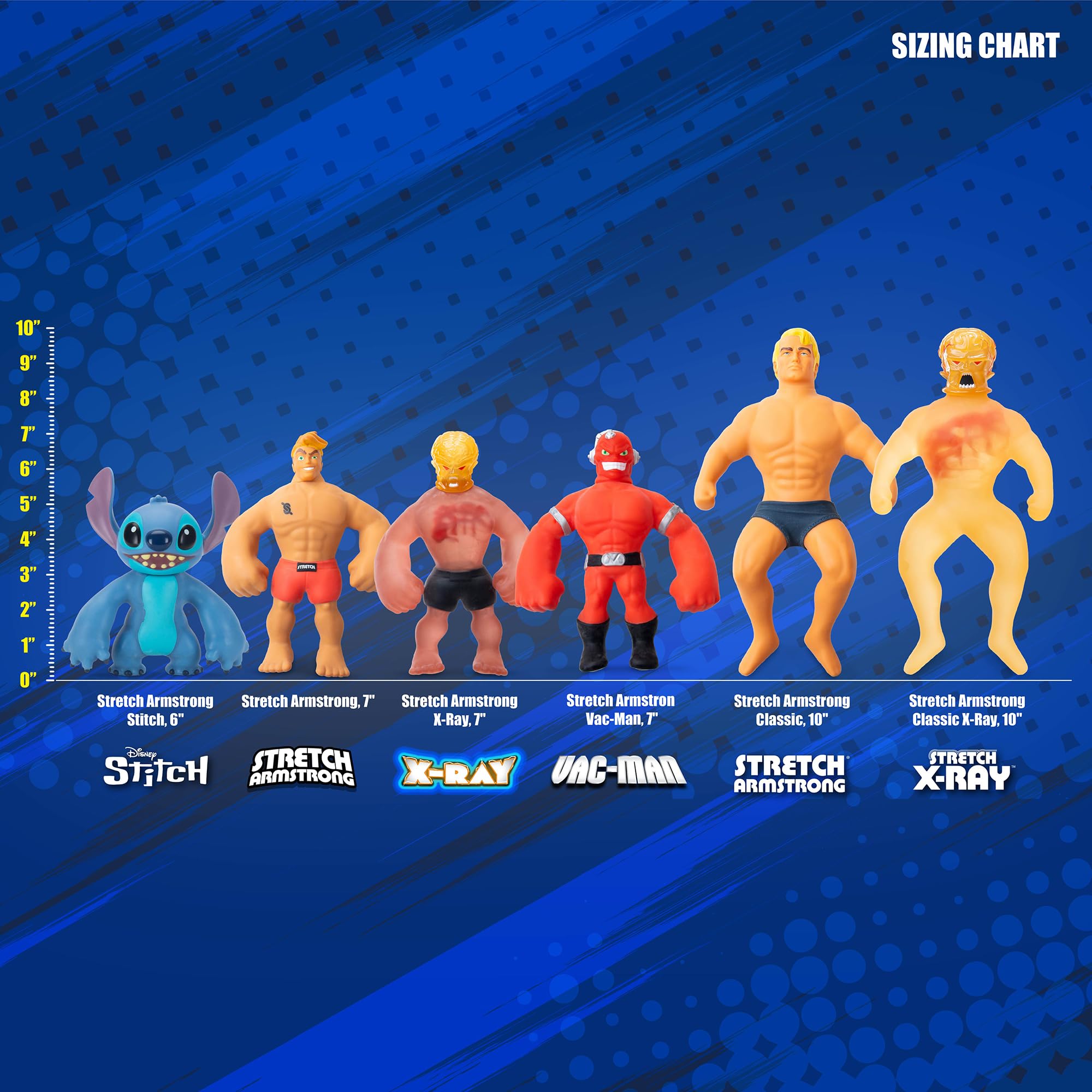 Stretch Armstrong 10-Inch Retro Action Figure - Super Stretchable Latex Rubber Toy 4