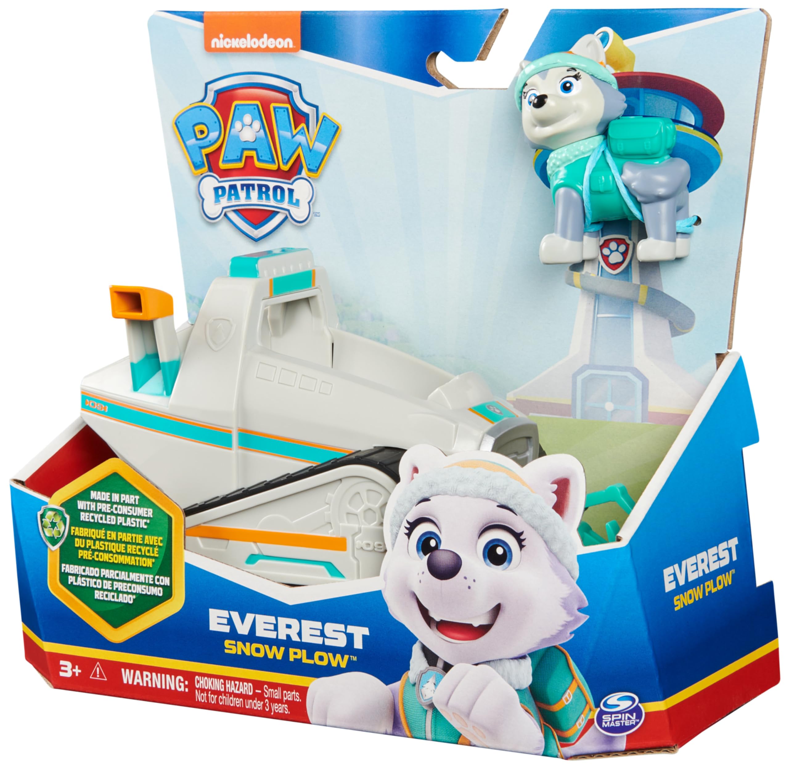 Paw Patrol Everest's Snow Plow - Collectible Vehicle with Action Figure, Ages 3+ 8