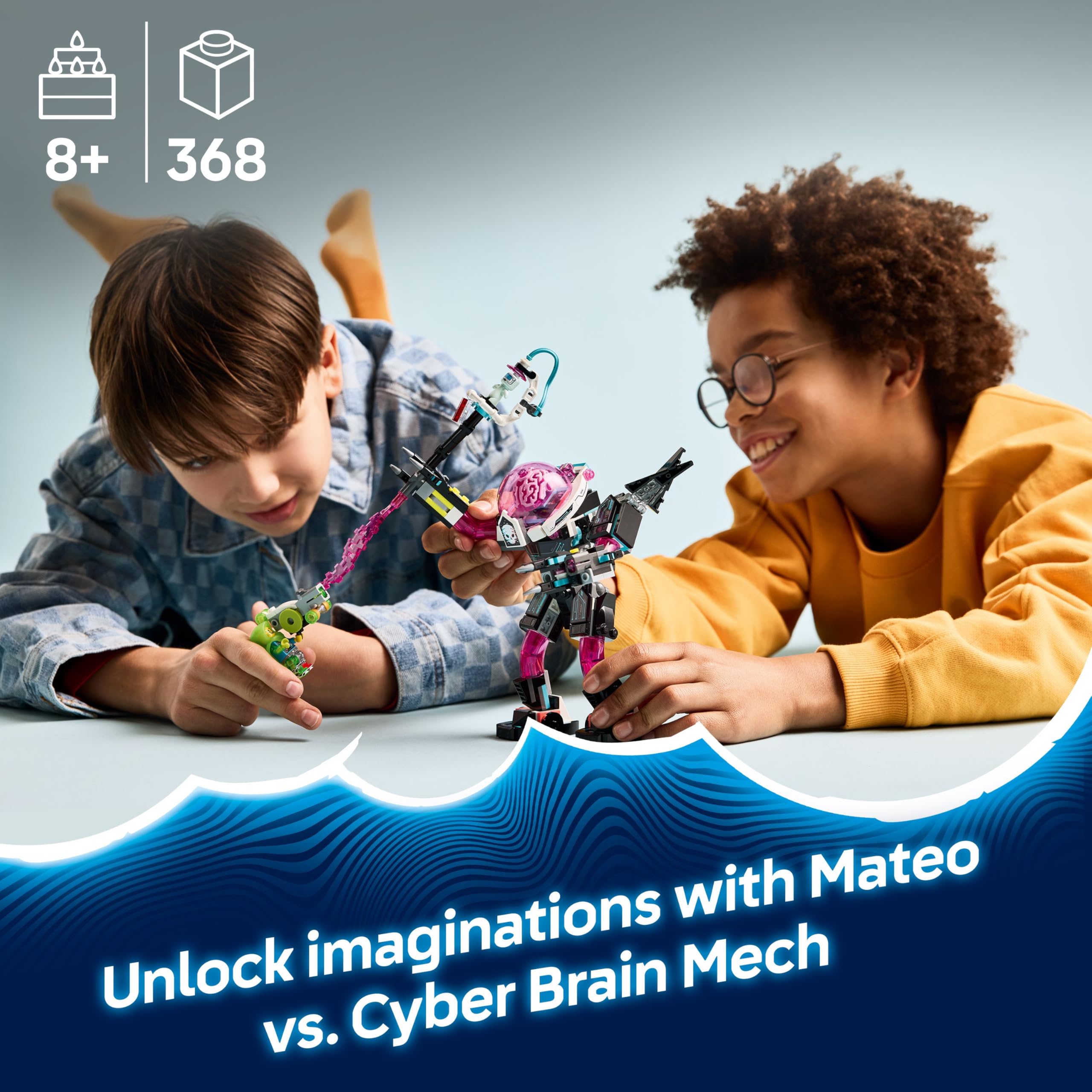 LEGO DREAMZzz 2in1 Mateo vs. Cyber Brain Mech - Modular Robot Toy for 8+ Year Old Boys & Girls - Rebuilds into a Scorpion Figure - incl. a Minifigure and a Dreamling - Creative Gift Idea 71495 6