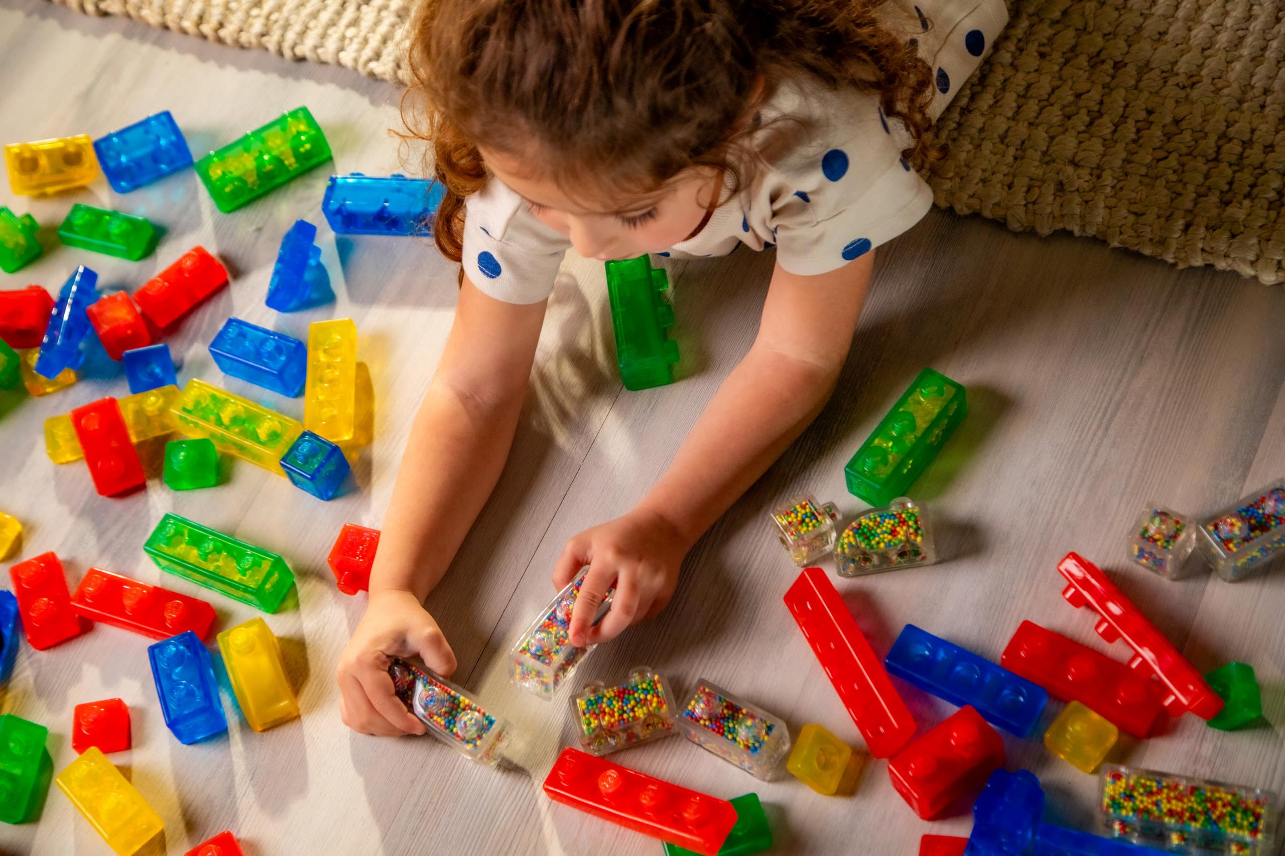 Jelly Blox Newbie Kit - Squishy Building Blocks for Toddlers 2+ 10