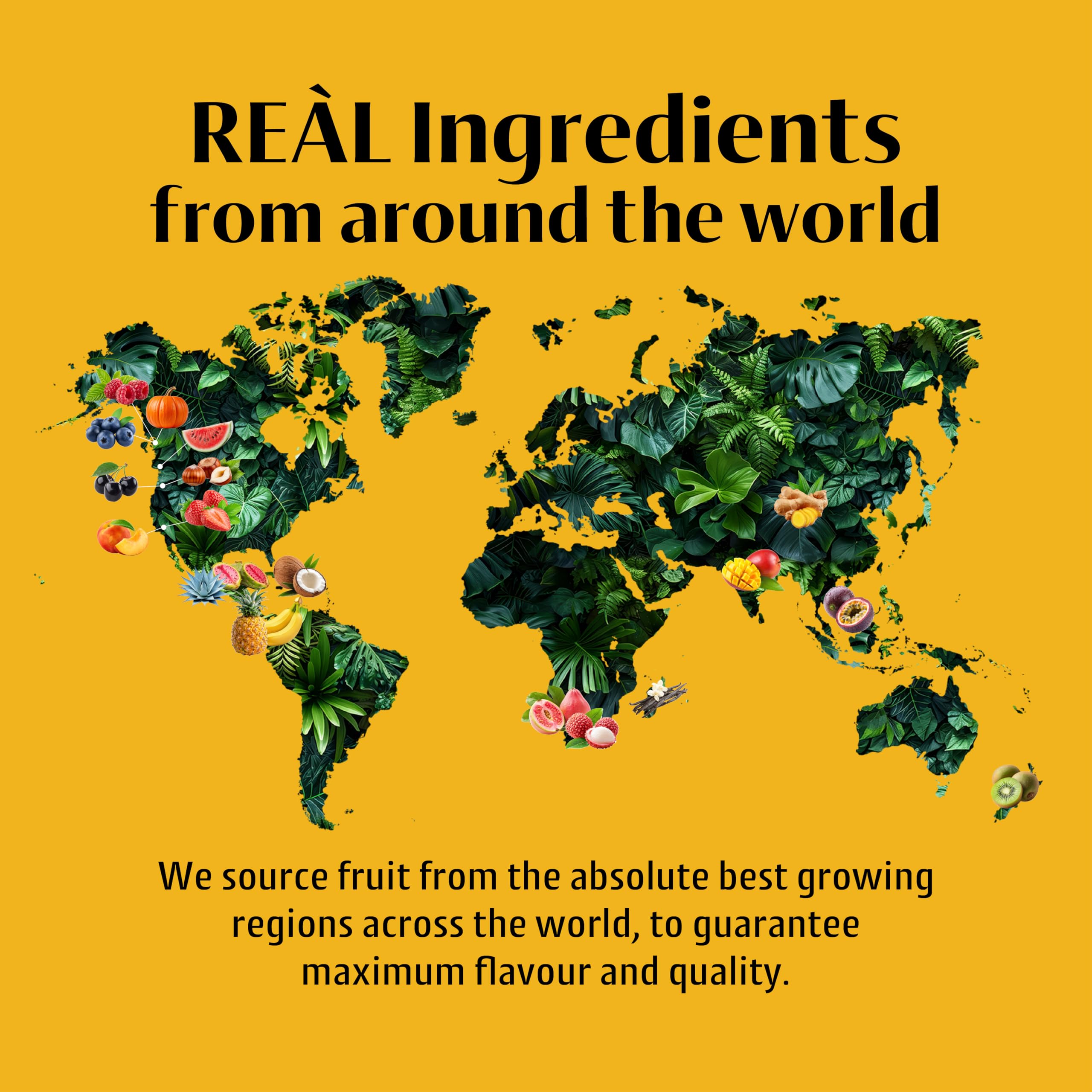 Reàl Infused Exotics Banana Puree Infused Fruit Syrup | 500 ml | Vegan, Gluten Free 5