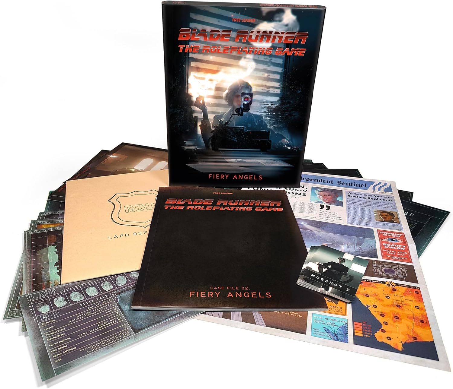 Blade Runner RPG: Case File 02 - Fiery Angels - Free League Publishing [Boxed Set]