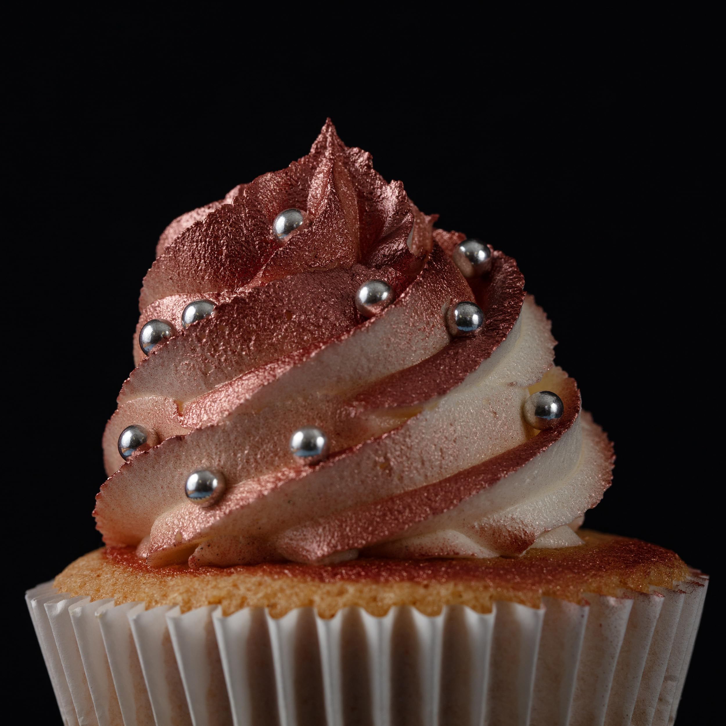 PME Silberne Zuckerperlen – essbare Kuchendekorationen (25 g, 4 mm) 5