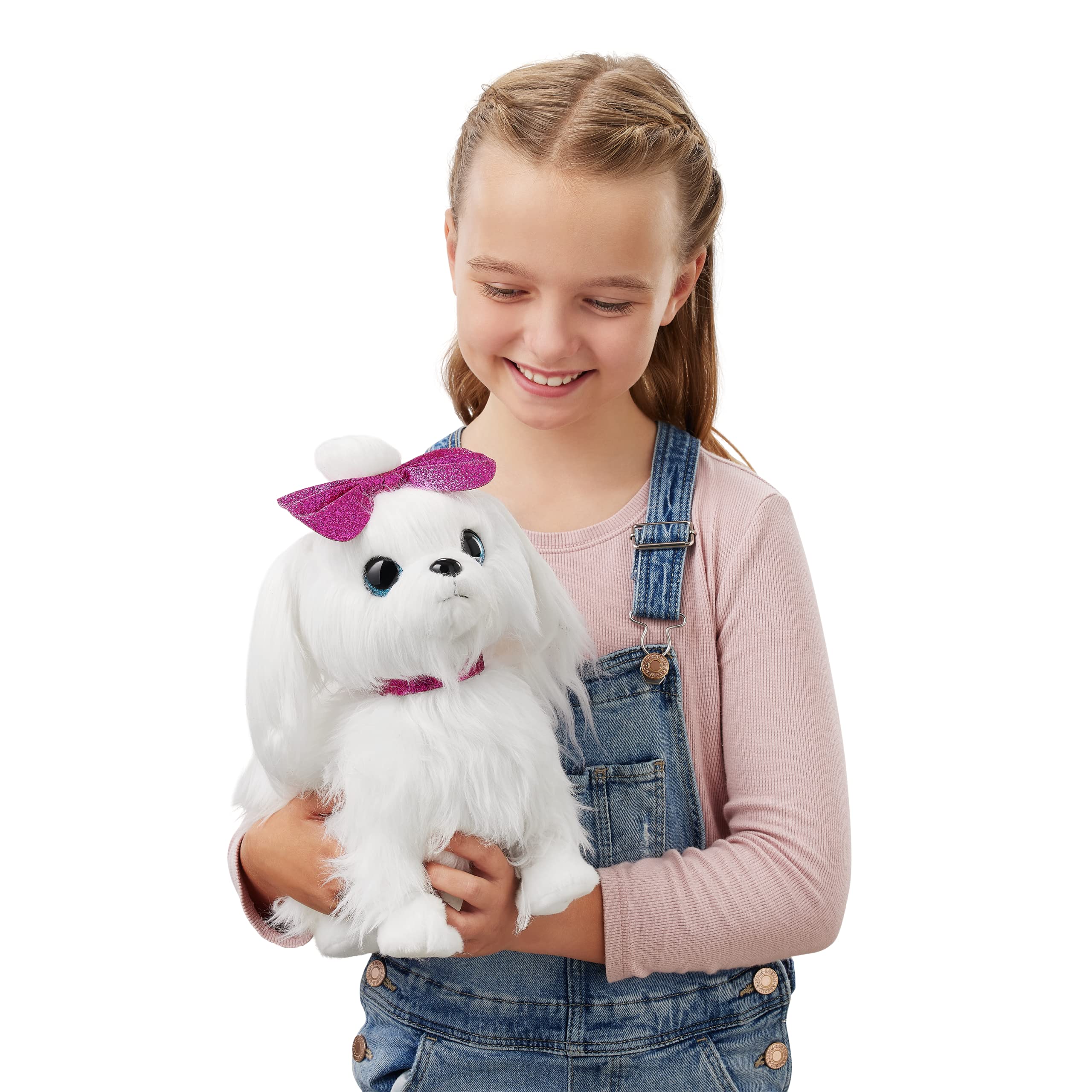 Pets Alive Lil' Paw Paw The Walking Puppy Robotic Toy | Electronic Plush | Pink
