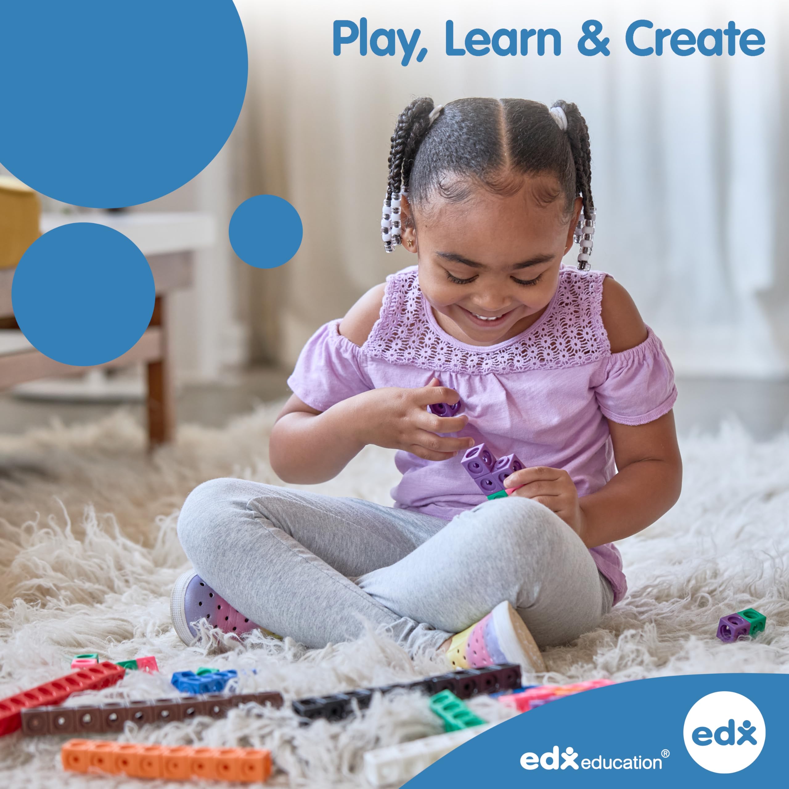 edxeducation Transparent Letters and Numbers - Mini Jar with Lid and Handle 21